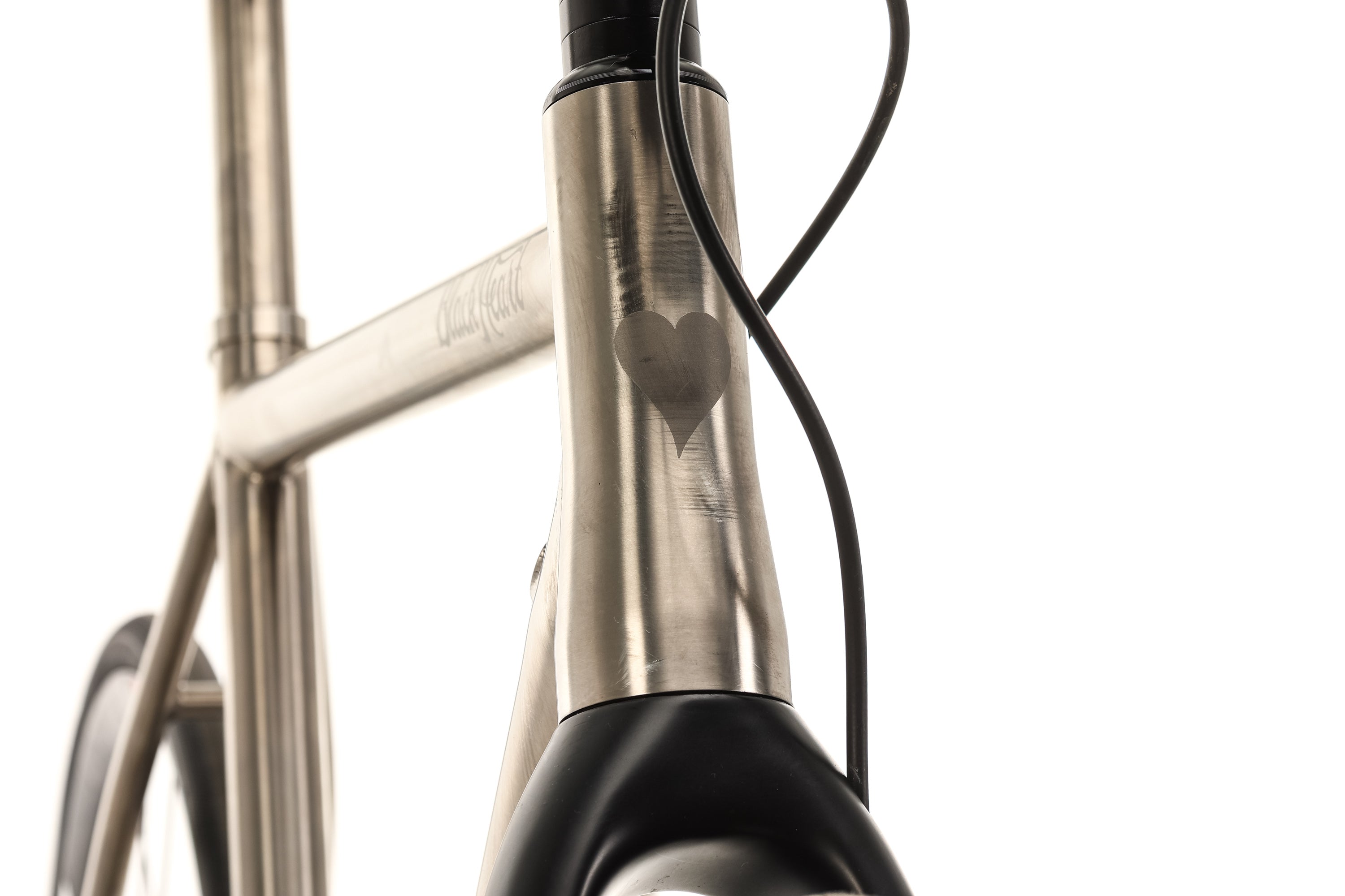 BlackHeart Bike Co. Allroad Titanium Road Bike 2022 - 56cm Lightweight Racing Bicycle for Men & Women - Perfect for Commuting, Endurance Rides & Competitive Cycling