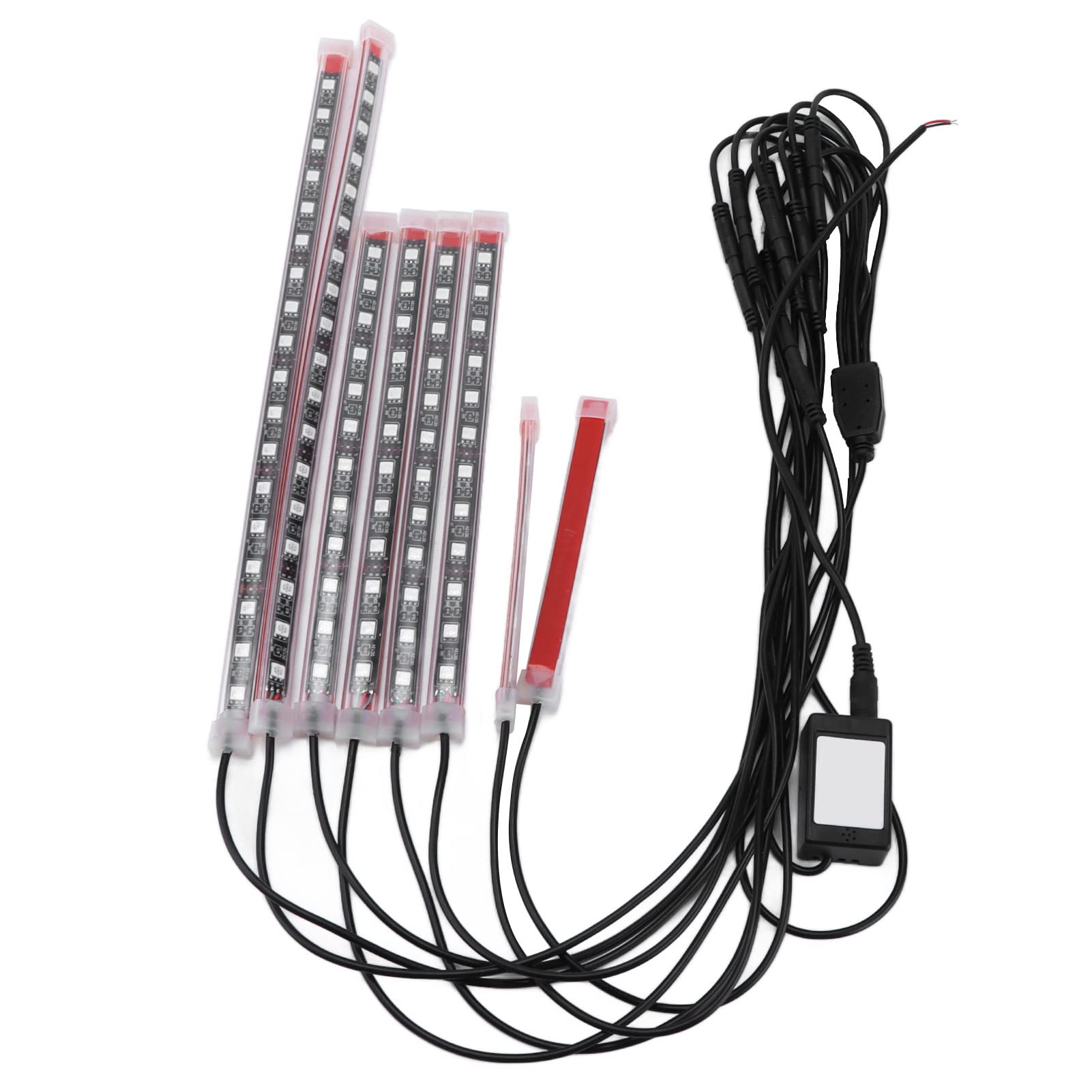 Waterproof RGB LED Motorcycle Light Strip Kit - Bluetooth APP Control for ATV UTV Night Riding