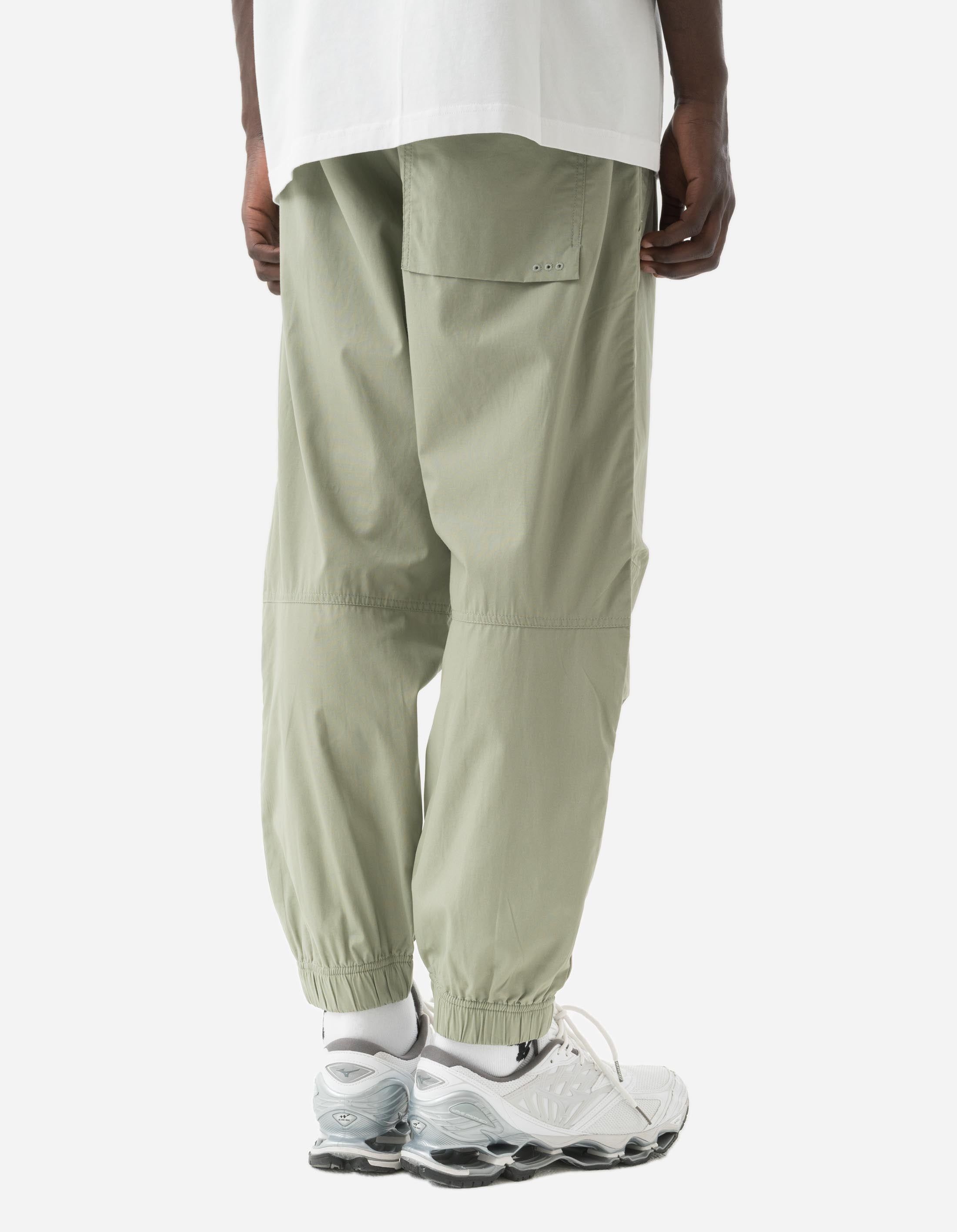 5305 Asym Track Pants for Women - High Waisted Sage Green Joggers with Side Stripes | Gym, Yoga, Running & Lounge Wear