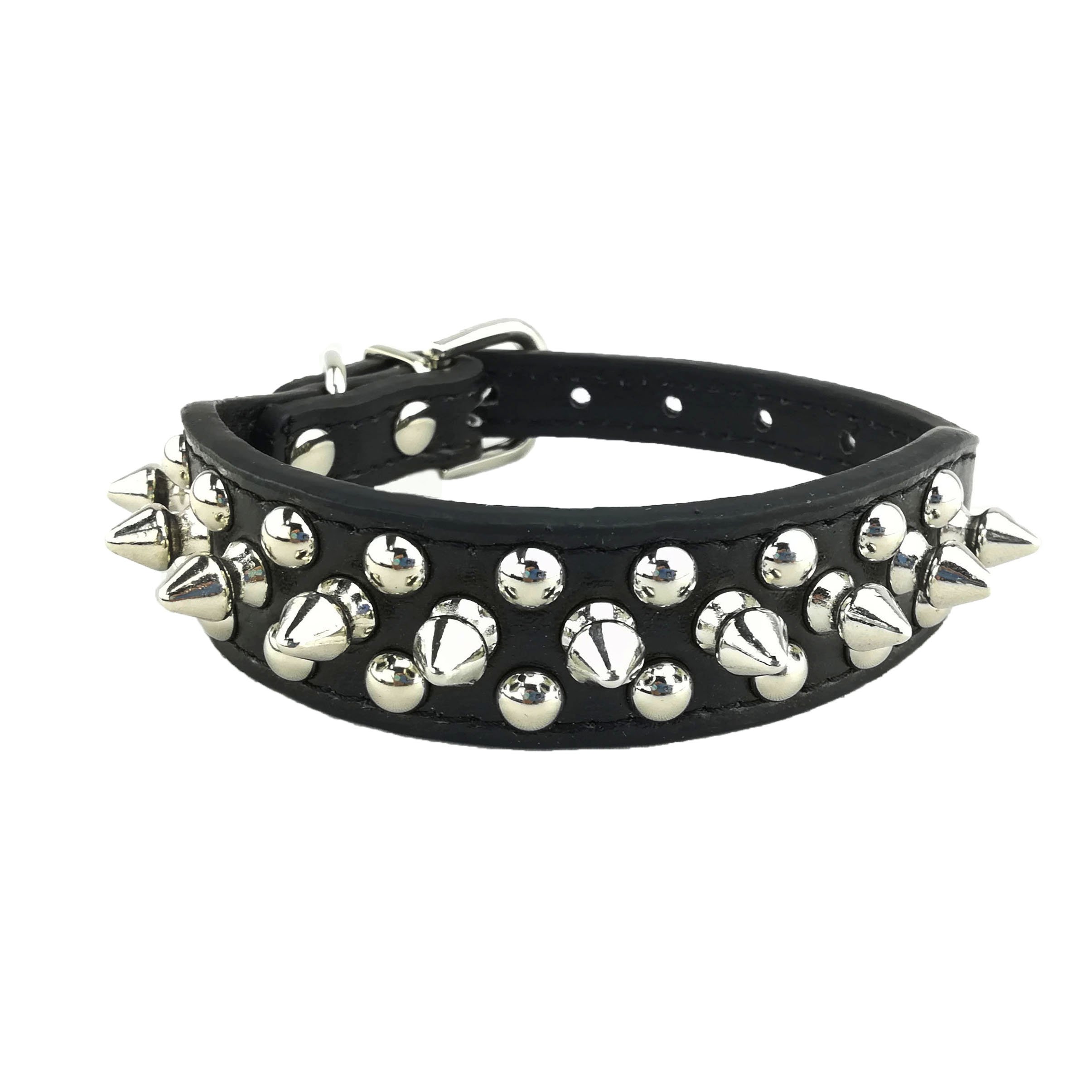 Stylish Punk Studded Dog Collar for Small Medium Large Dogs - Perfect for Daily Walks, Training & Fashion Accessories