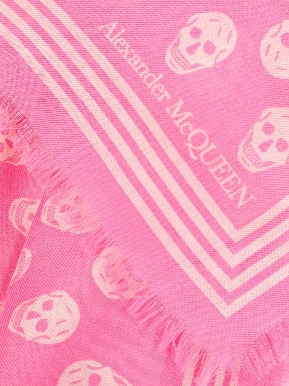 Alexander McQueen Pink Cashmere Scarf - Luxury Soft Warm Winter Wrap for Women - Perfect for Cold Weather & Fashion Accessories