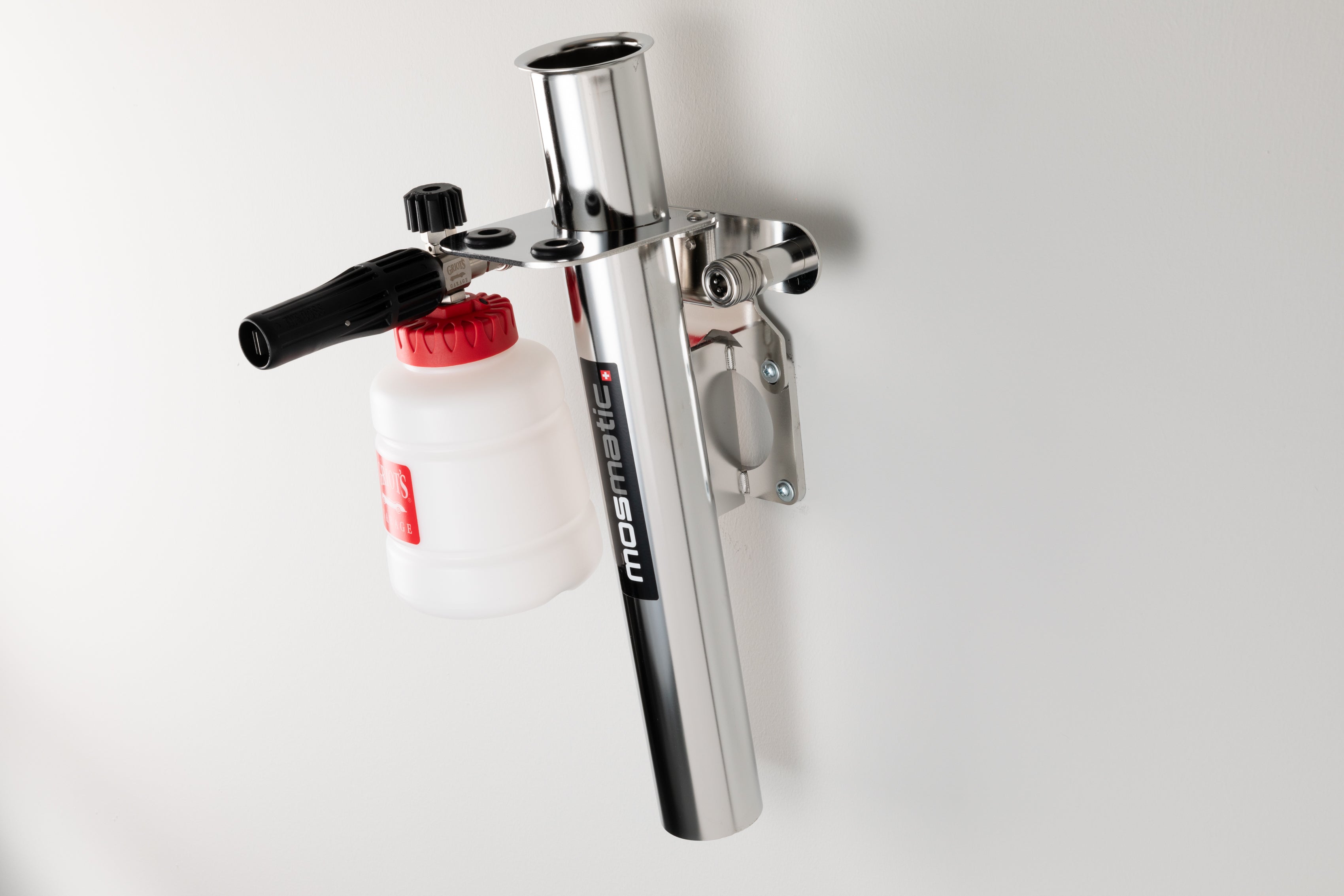 Wall Mounted Wand Holder with Accessories - Premium Shower Organizer for Bathroom & Spa - Perfect for High-Pressure Shower Heads and Handheld Sprayers