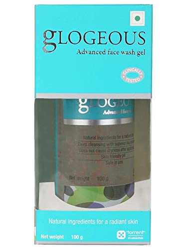 Glogeous Facial Cleanser - 100g Gentle Face Wash for All Skin Types | Daily Skincare Routine, Acne & Blackhead Removal