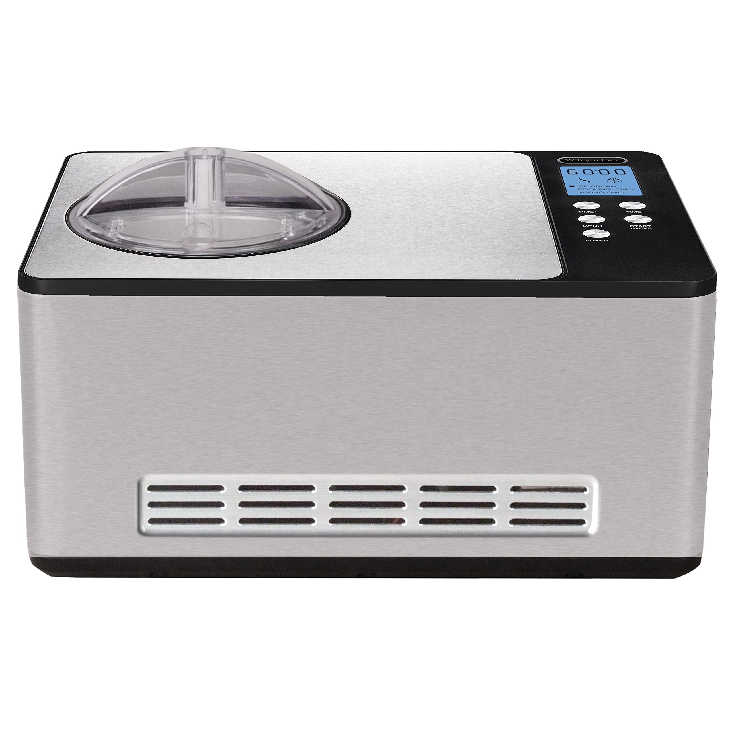 Whynter ICM-200LS 2-Quart Stainless Steel Automatic Ice Cream Maker with Compressor - Includes Ben & Jerry's Homemade Ice Cream & Dessert Recipe Book - Perfect for Home Desserts, Parties, and Family Gatherings