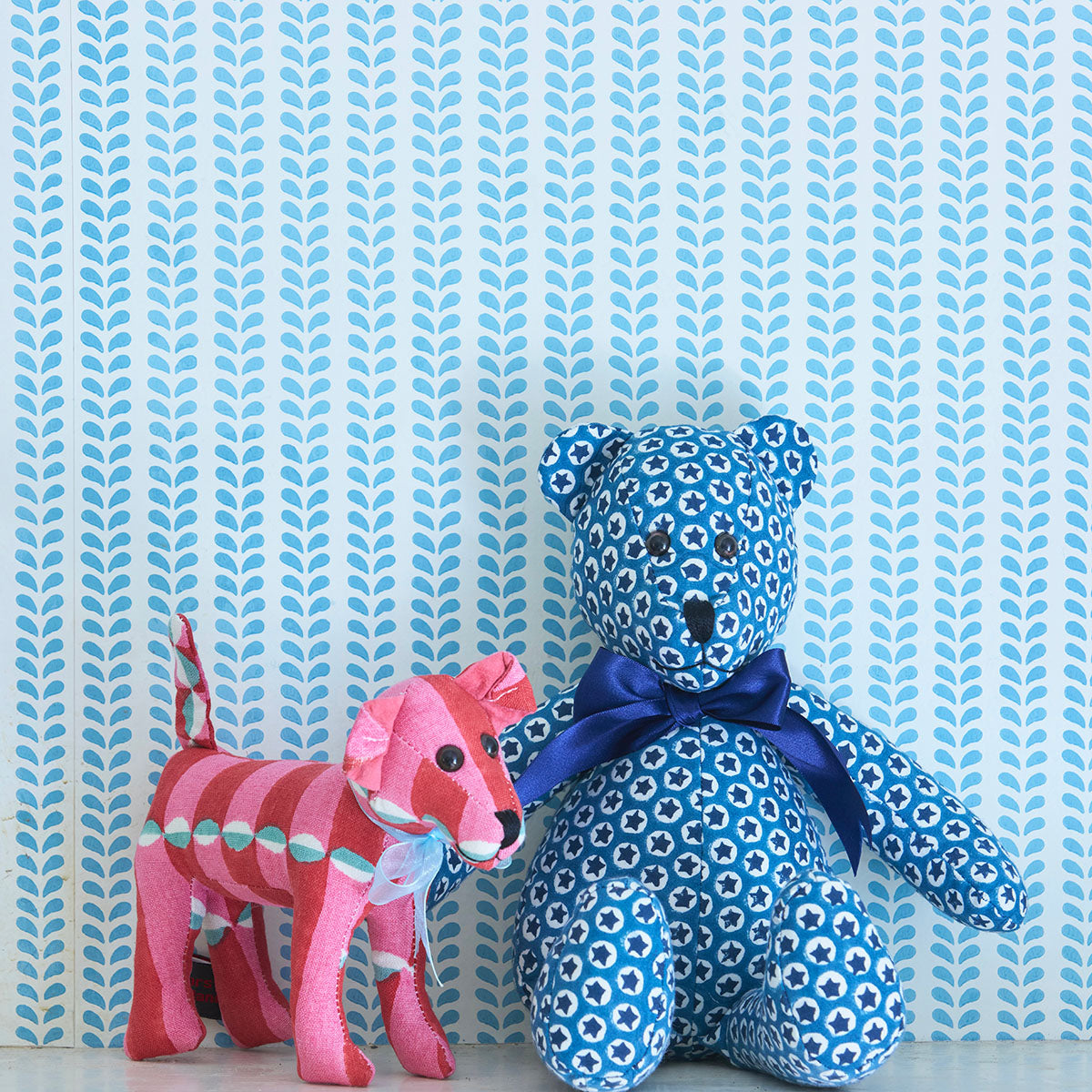 Orlando Bear Cotton Tuk Tuk Blue - Soft Plush Stuffed Animal Toy for Kids, Perfect for Cuddling, Gifts, and Nursery Decor