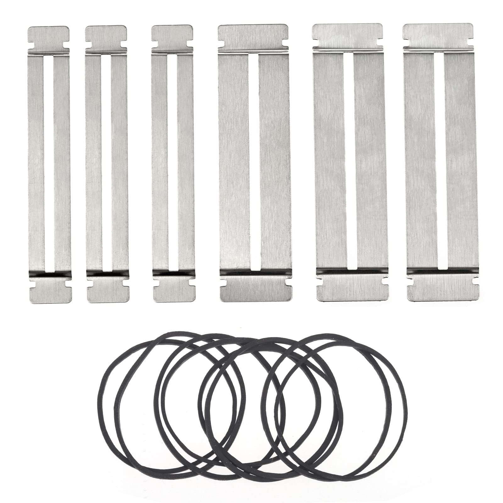 3 Sets Jwodo Stainless Steel Guitar Fret Protectors - Bass Guitar Fretboard Guards for Dressing & Polishing Frets | Durable Fret Protector Tool for Guitar Maintenance & Repair | Perfect for Professional Luthiers & DIY Guitar Care