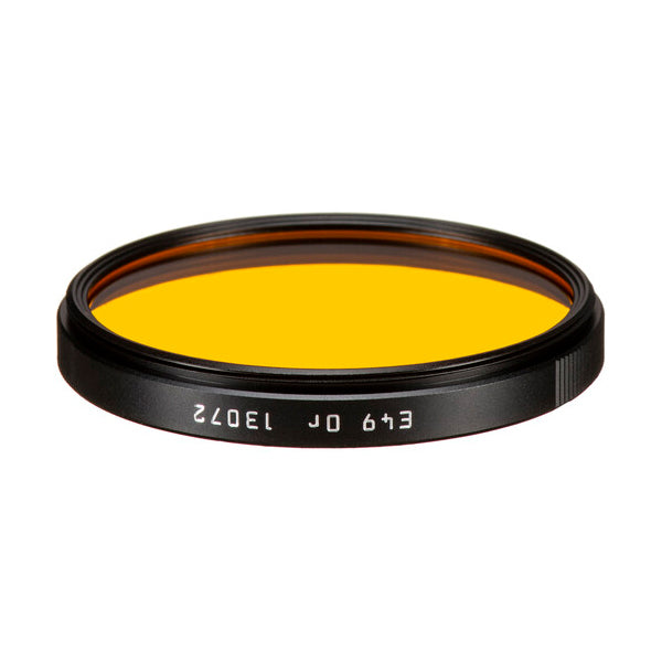 Leica E49 Orange Filter for M Mount Cameras - Enhance Contrast & Reduce Haze in Landscape Photography