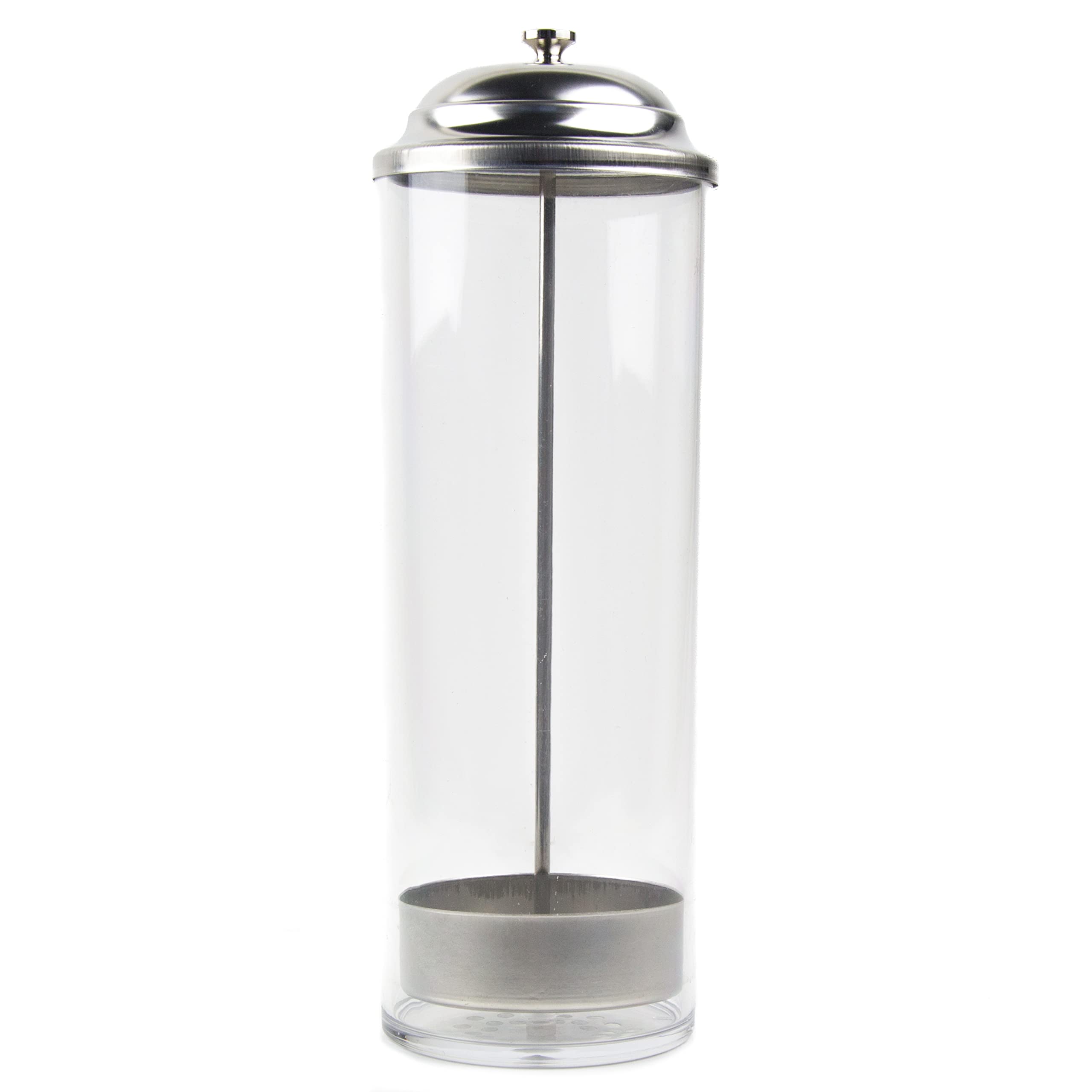 Salon Disinfectant Jar - Shatterproof Acrylic Barber Alcohol Jar for Comb Sterilization - Professional Salon & Barber Cleaning Supplies - Hygienic Tool Disinfection for Hair Salons, Barbershops & Home Use