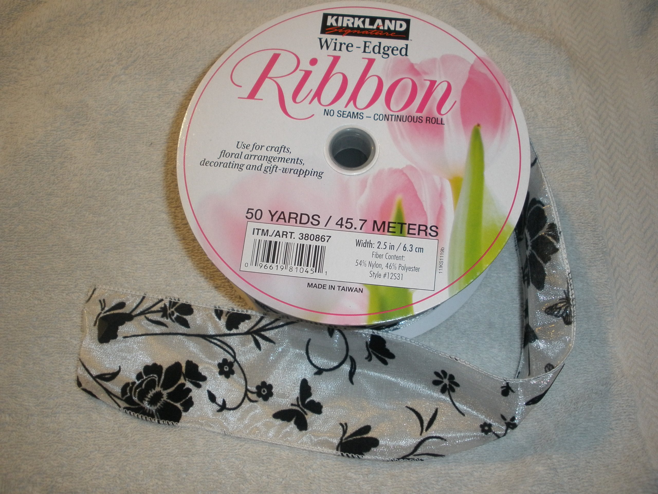 Premium Wire-Edged Ribbon for Gift Wrapping, Crafts & DIY Decor – 10 Yards, 1.5 Inch Width – Perfect for Bows, Floral Arrangements & Party Decorations