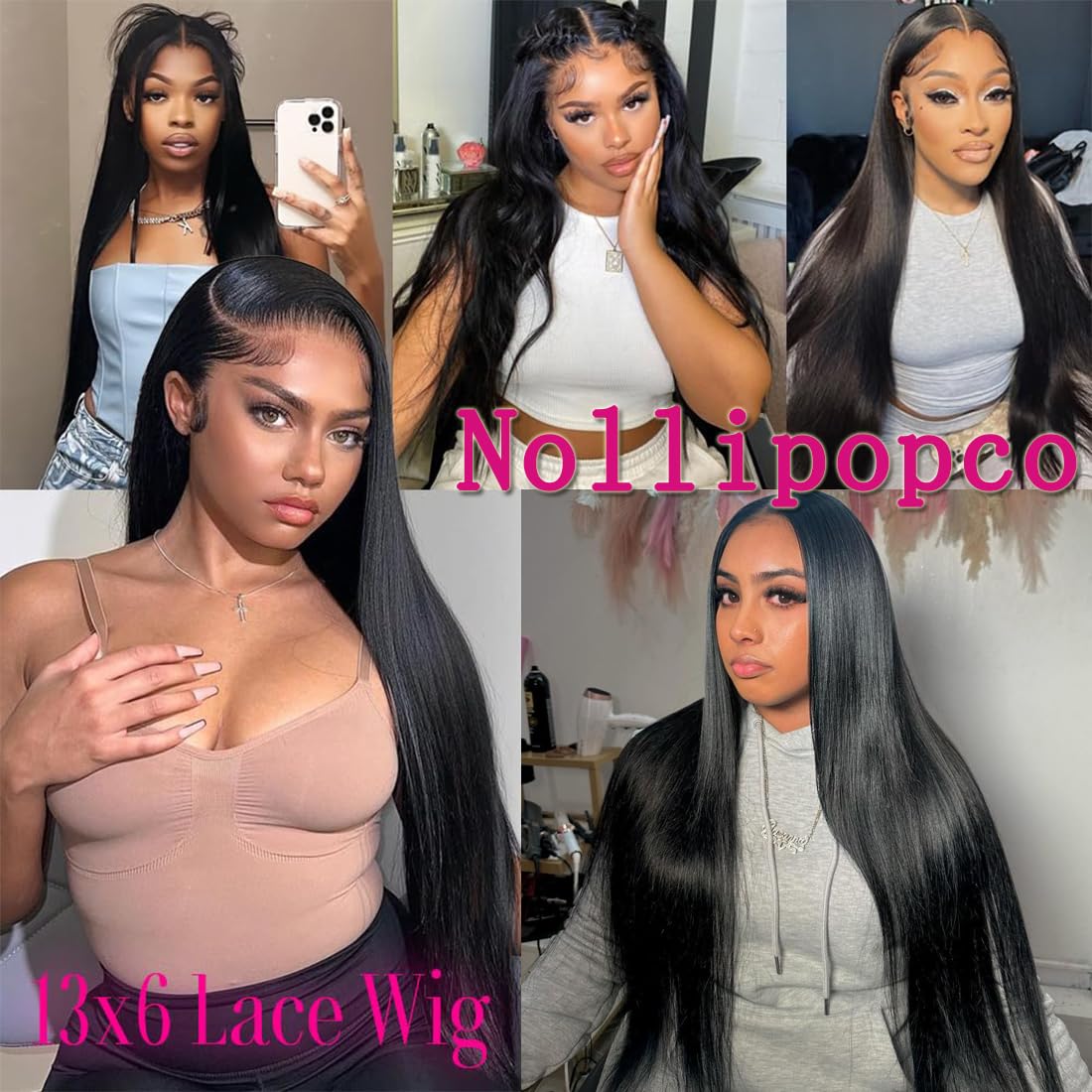 28 Inch 13x6 HD Straight Human Hair Lace Front Wig - Pre Plucked 180% Density 12A Glueless Lace Wig for Black Women | Natural Look for Daily Wear, Parties & Special Occasions
