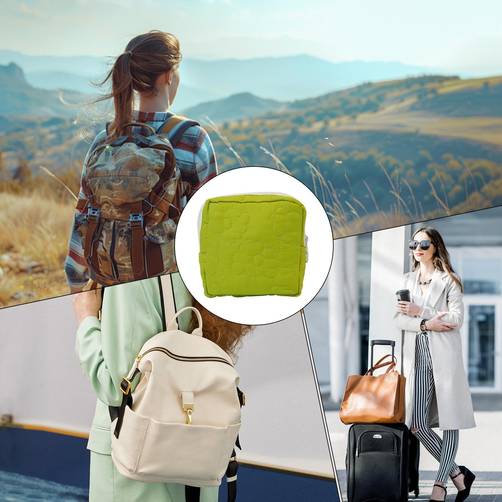 Zuasdvnk Zippered Sanitary Pad Storage Pouch for Women | Feminine Hygiene Organizer | Perfect for Travel, Gym, and Everyday Use