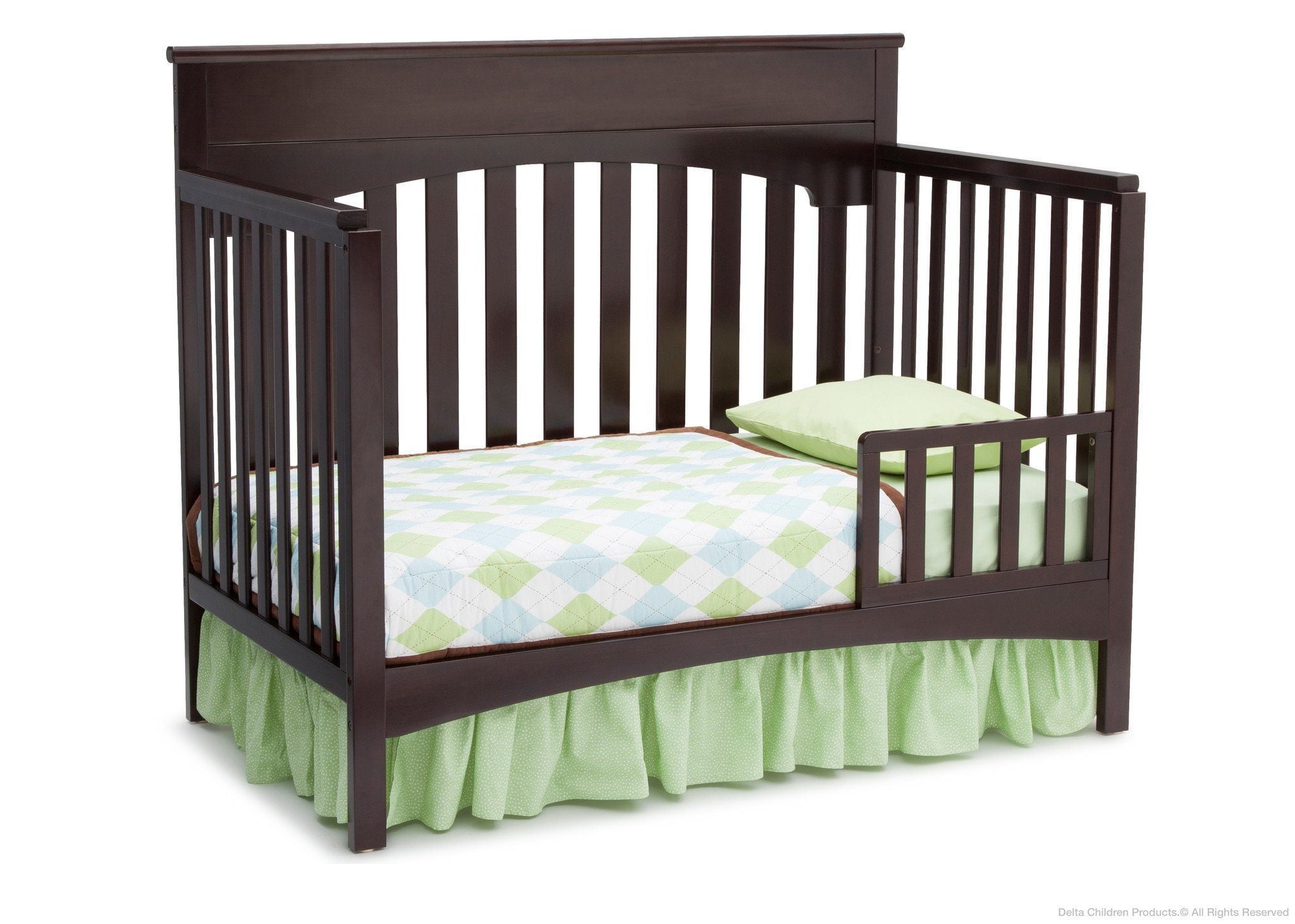Bennington Lifestyle 4-in-1 Convertible Baby Crib - Toddler Bed, Daybed & Full-Size Bed - Safe Nursery Furniture for Newborns & Kids - Perfect for Bedrooms, Daycare & Guest Rooms