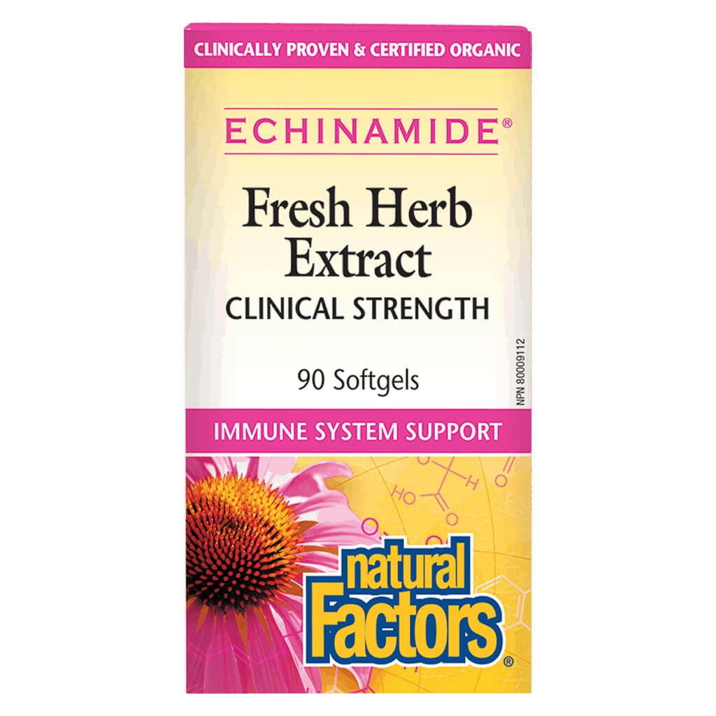 Echinamide Fresh Herb Extract - Clinical Strength Immune Support Supplement for Cold & Flu Relief | Natural Wellness Boost for Adults & Kids