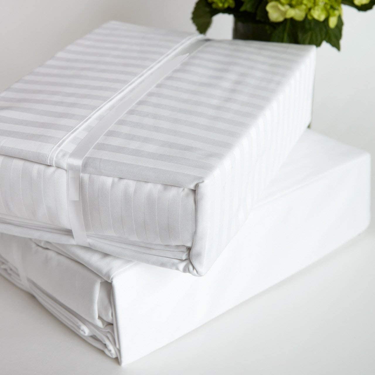 Luxury 4-Piece Egyptian Cotton Sheet Set - Full Size, Soft & Breathable Bed Sheets with 16-18