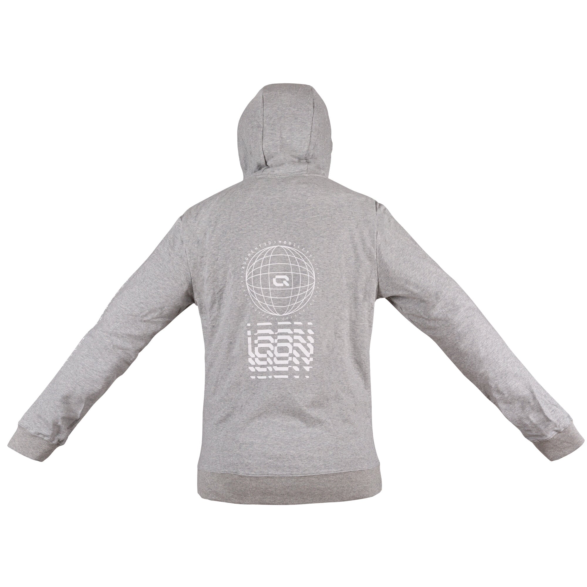IQON Explore Zip Hooded Sweatshirt - Lightweight Fleece Jacket for Men & Women | Perfect for Hiking, Travel & Outdoor Adventures