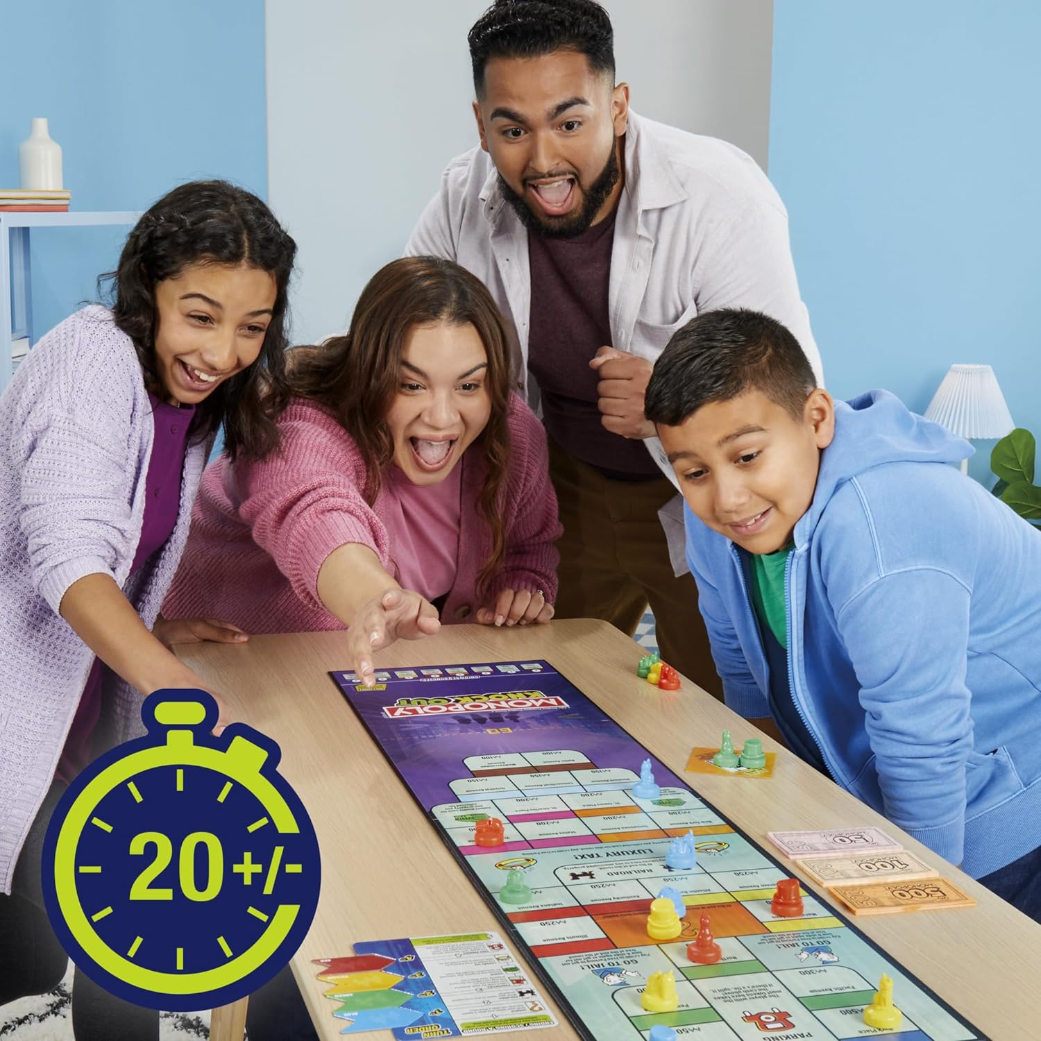 MONOPOLY KNOCKOUT Board Game - Classic Family Fun for Game Nights, Parties & Indoor Entertainment