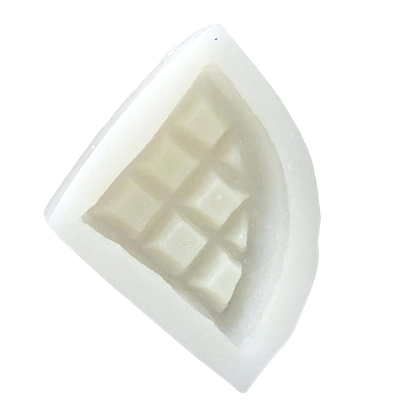 Premium Silicone Epoxy Resin Mold for Baking, Candle Making & Crafts - 9.3x9x3.7cm Waffle Design (Perfect for DIY Candles, Soap, Chocolate, Clay & Bread Decorations) | Ideal for Home Baking, Party Favors & Creative Gift Making
