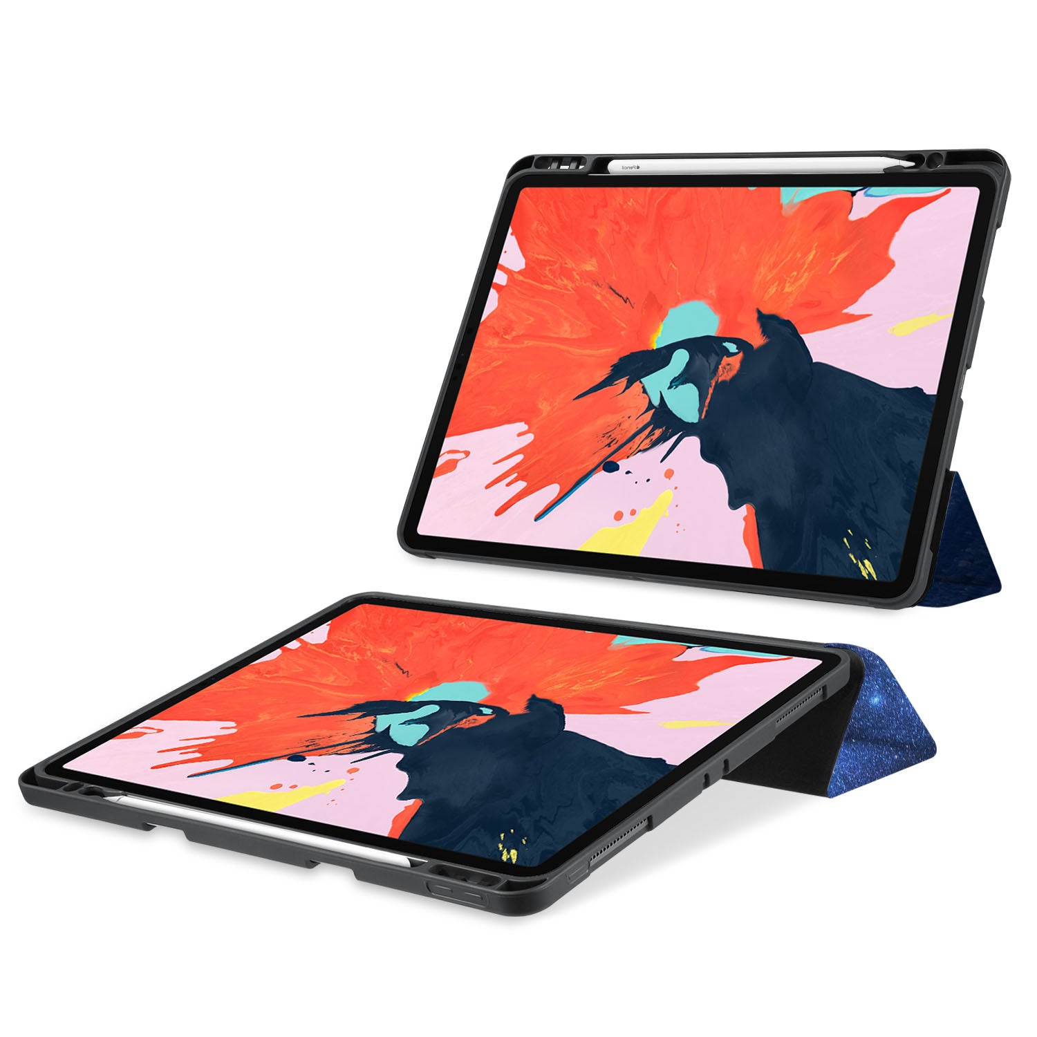 Premium iPad Trifold Case with Nature Wonder Design - Slim Protective Cover for iPad Air/Pro (6th/5th/4th Gen) - Perfect for Work, Travel & Home Use