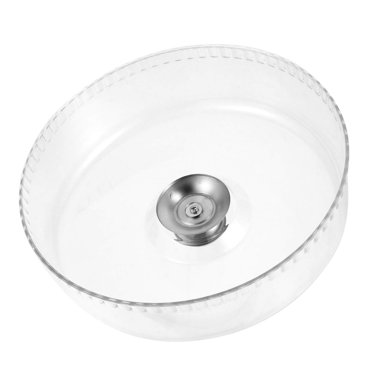 Clear Cake Dome Cover - 12 Inch Transparent Cake Pan Cover for Display, Cheese, Butter & Desserts | Microwave Safe Splatter Cover for Cake Plates & Food Protection | Perfect for Bakeries, Parties & Home Use