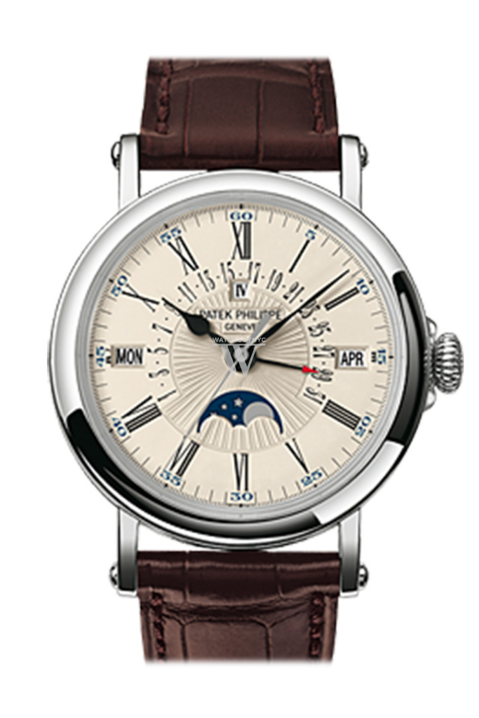 Patek Philippe Grand Complications Perpetual Calendar White Gold Men's Watch 5159G-001 - Luxury Dress Watch for Formal Events & Business Occasions