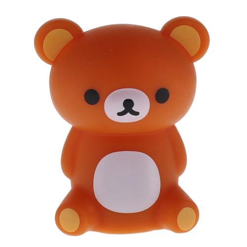 San x Rilakkuma LED Light Up Mascot - 2 Inch Mini Collectible Figure - Cute Desk Decor for Anime Fans & Office Workers