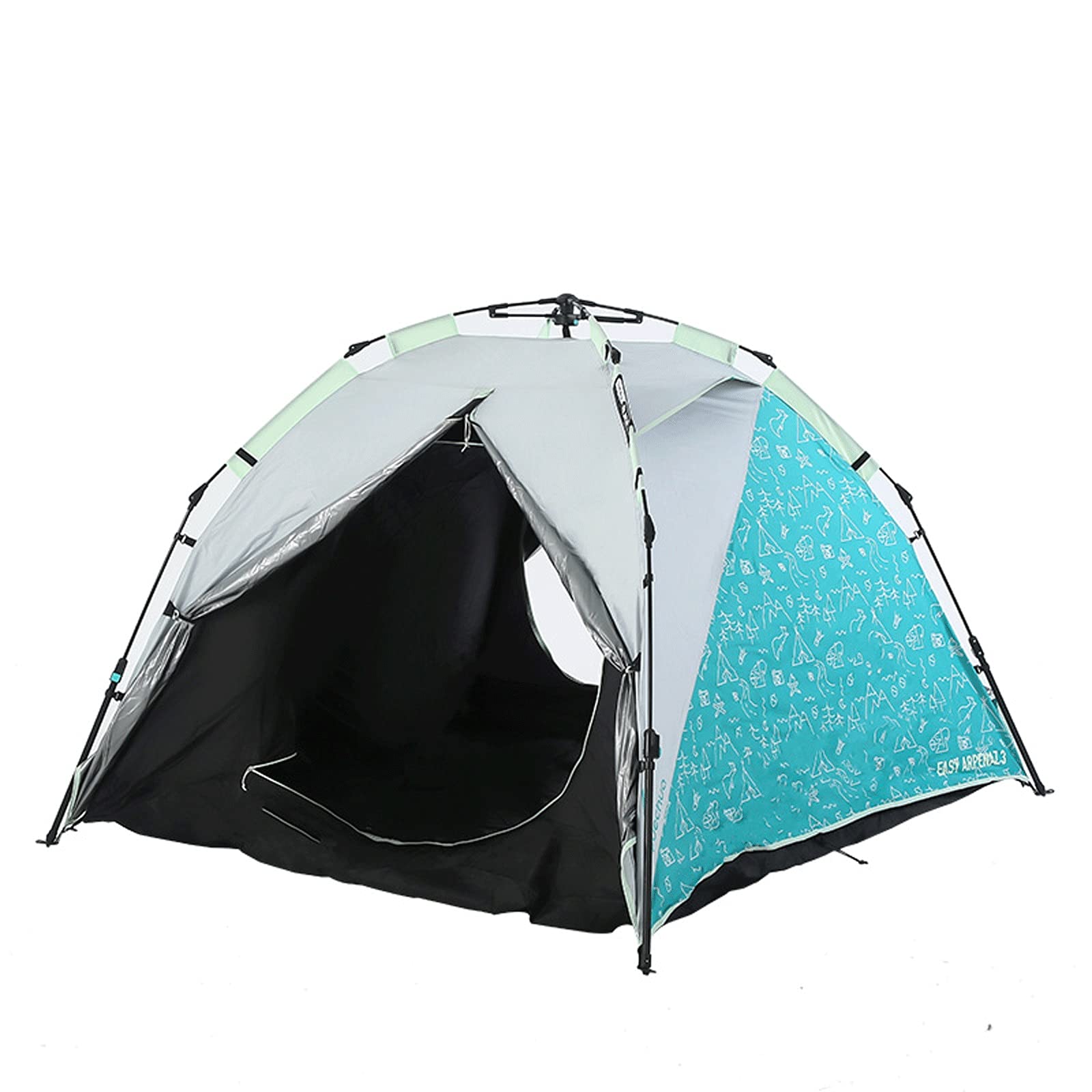GAO XING SHOP Pop Up Camping Tent - Lightweight Dome Tent for 1-2 Persons, Perfect for Outdoor Adventures, Beach, Hiking & Backpacking | Easy Setup & Portable Shelter for Camping, Picnics & Travel