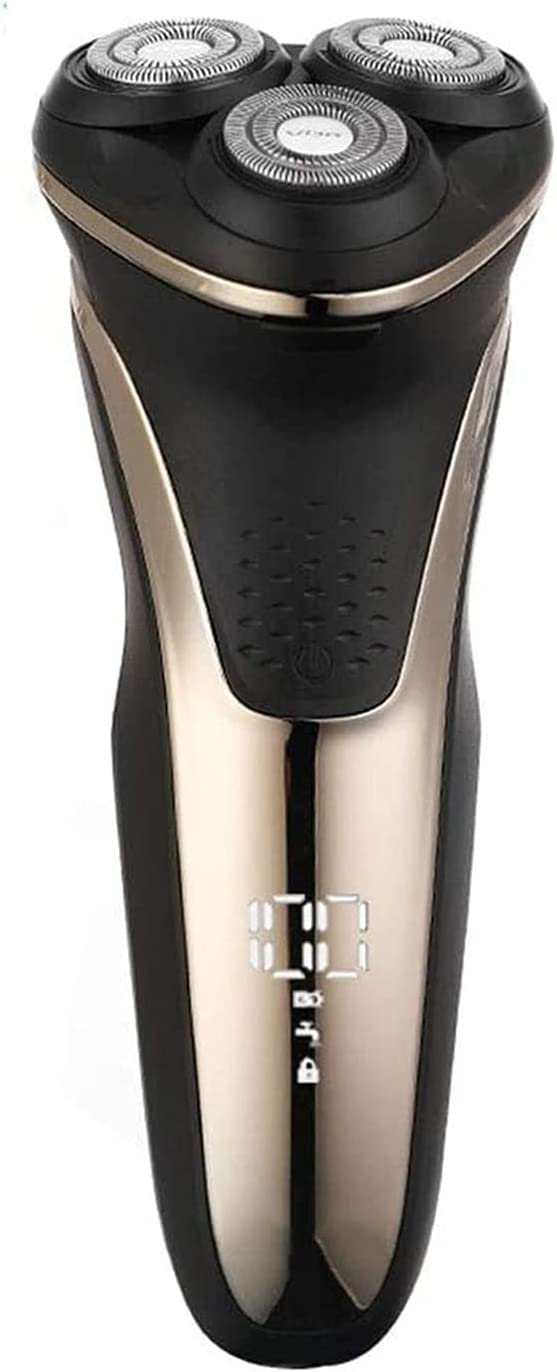 100% Waterproof Electric Shaver for Men - Wet & Dry Rotary Shaving Razor with Pop-up Trimmer | Powerful Motor, Low Noise | Perfect for Travel, Gym & Daily Grooming