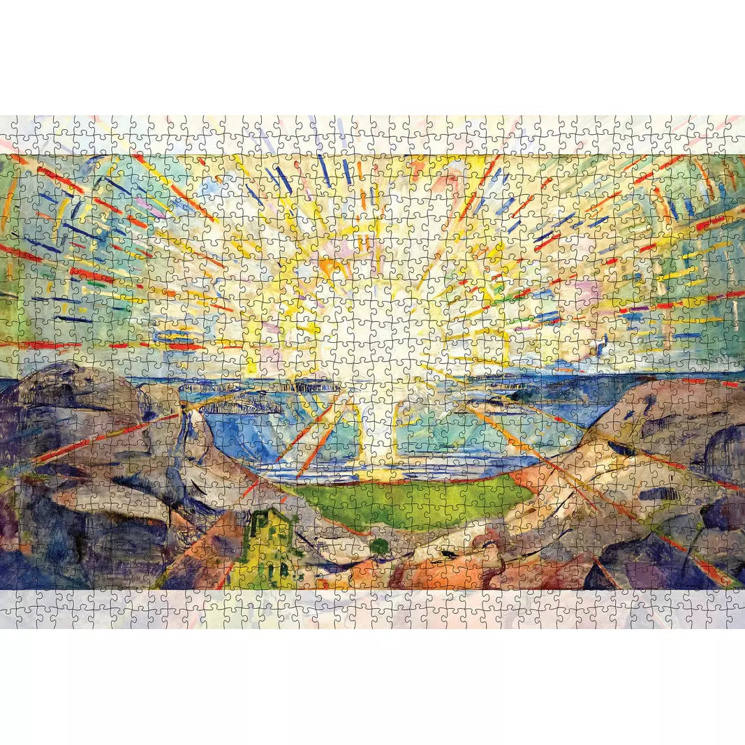 Edvard Munch The Sun Pz1000 - High Quality Art Print Reproduction - Perfect for Home Decor, Office Wall Art & Gift Ideas