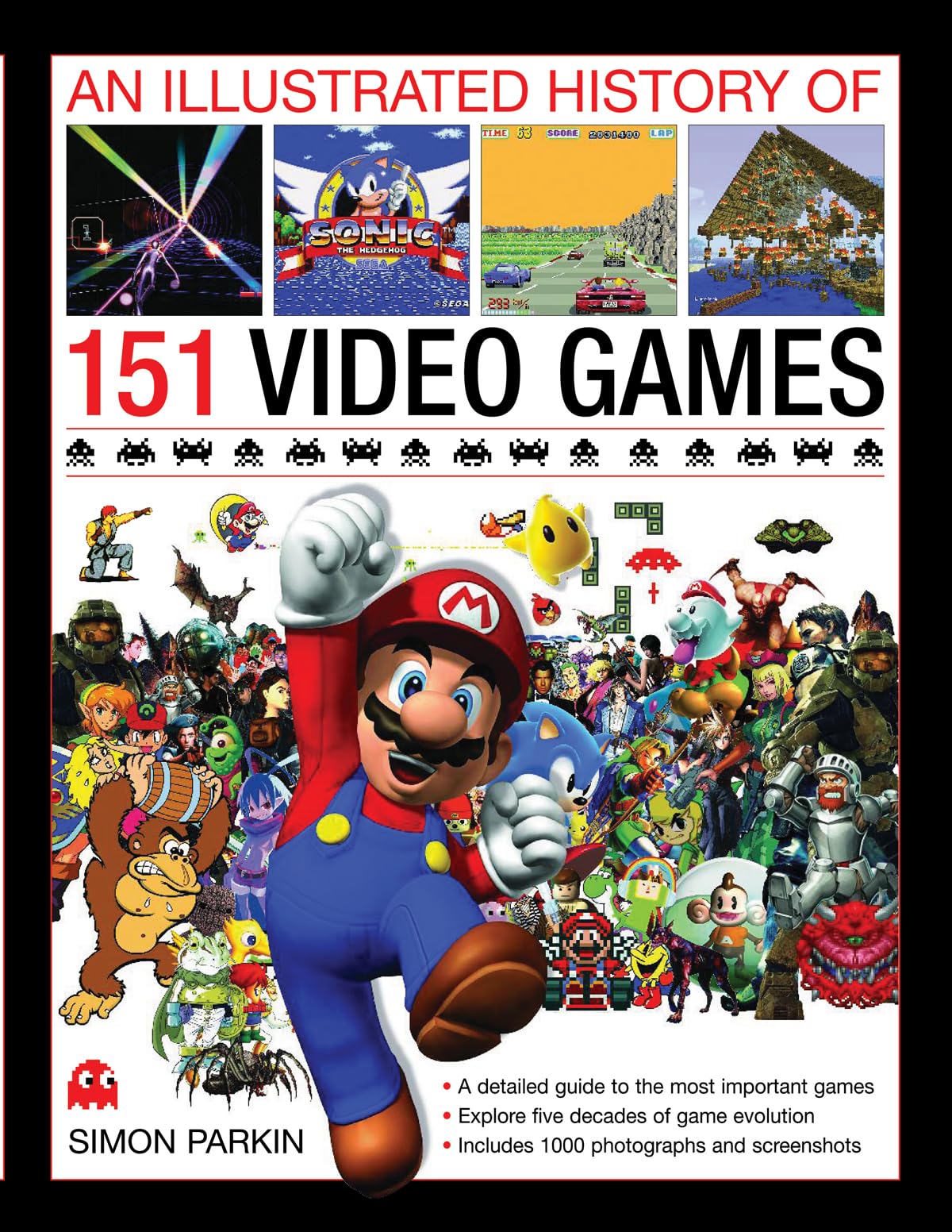 An Illustrated History of 151 Classic Video Games | Retro Gaming Evolution & Console Milestones | Perfect for Gamers, Collectors & Nostalgia Enthusiasts