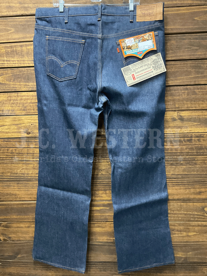 Levi's 20517 0217 Men's Vintage 517 Rigid Made in USA Jeans - Navy Blue 42x32 for Casual Wear & Everyday Style