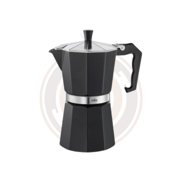 Cilio Classico 6-Cup Stovetop Espresso Maker - Perfect for Home, Office & Camping Coffee Brewing