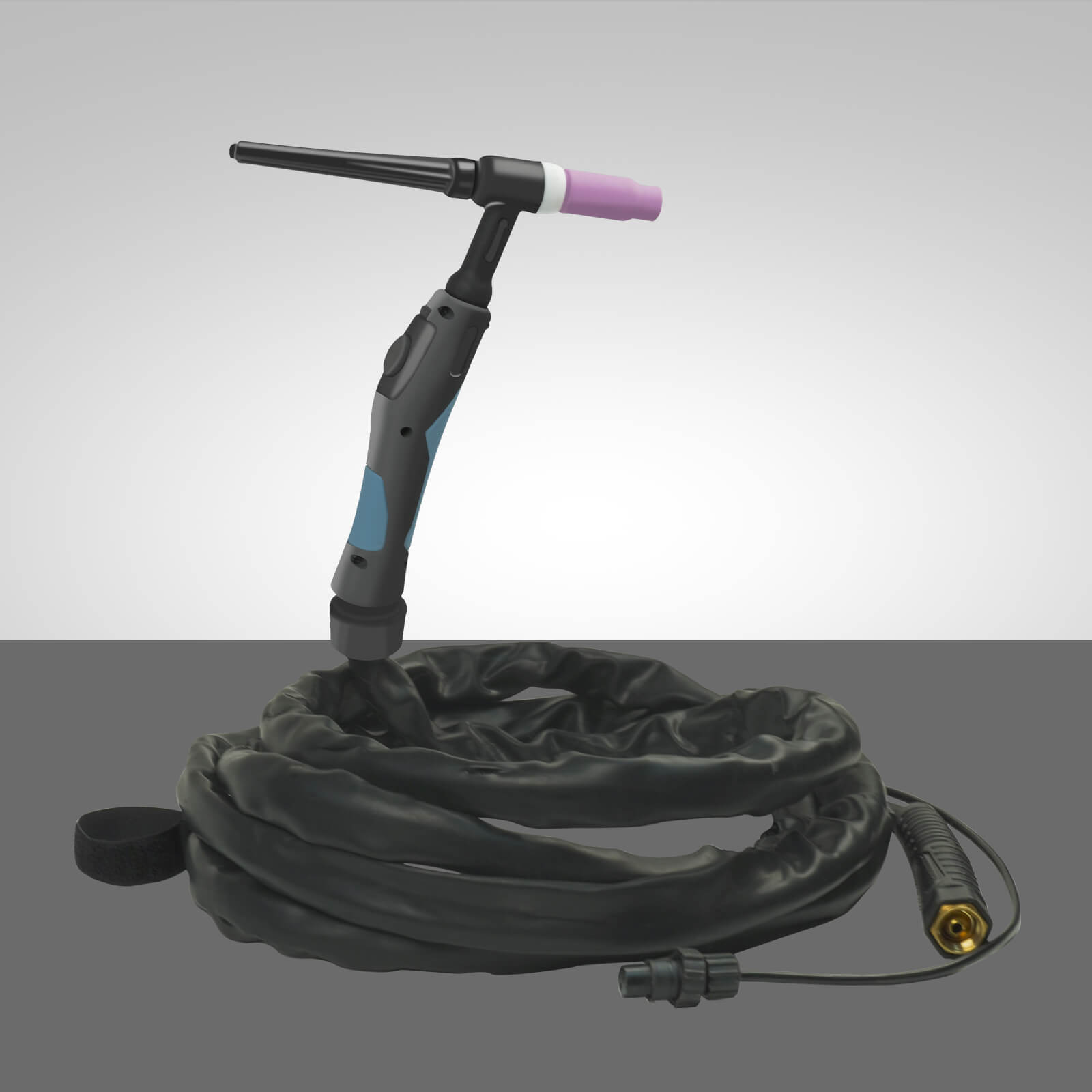 SSimder TIG Welding Torch WP-17V Kit with 12.5ft Cable - Professional TIG Welder Accessory for Aluminum, Stainless Steel & Metal Fabrication - Perfect for DIY Projects, Auto Repair & Industrial Welding Work
