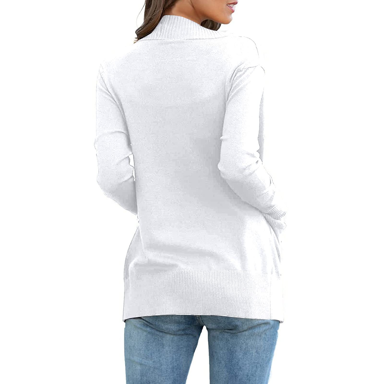 Women's Cable Knit Cardigan Sweater - Soft Waffle Knit Open Front Coat, Ladies Long Kimono Tunic Top with Shawl Collar | Perfect for Fall Layering, Office Wear & Casual Outfits