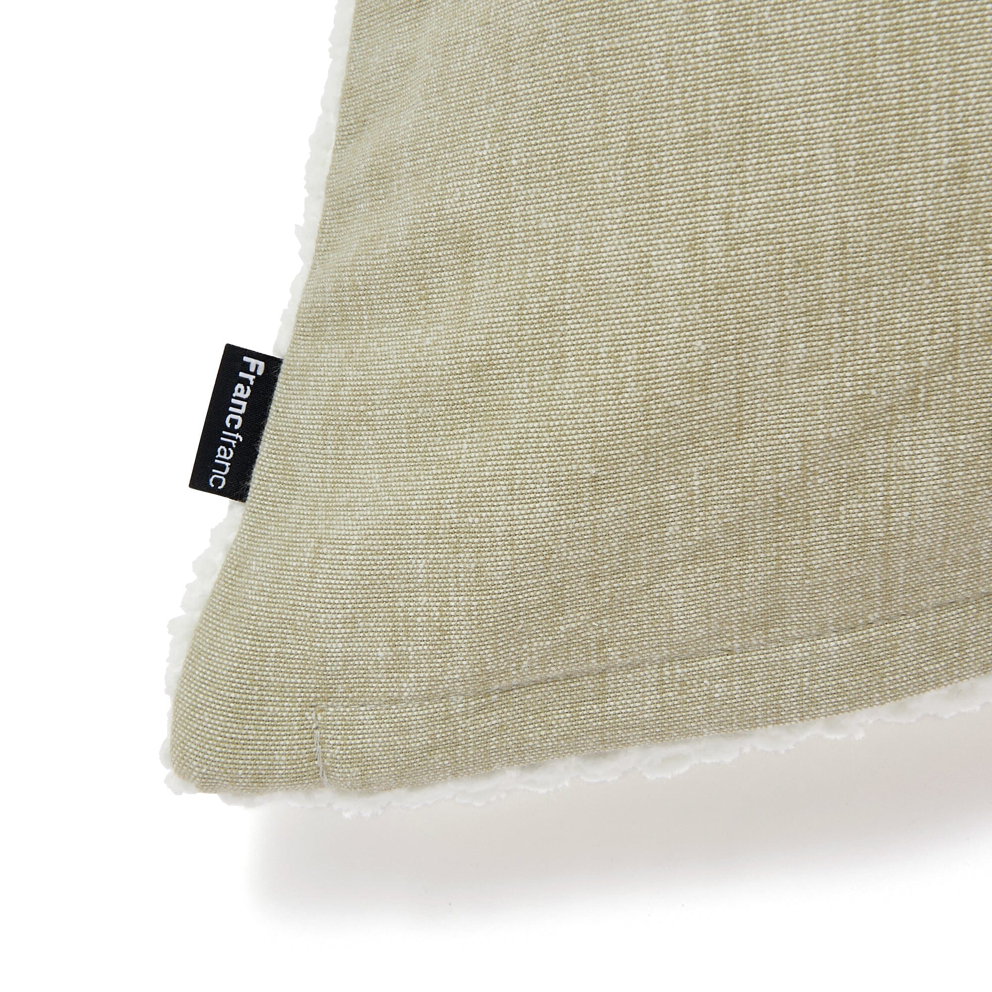 Soft Chenille Cushion Cover 18x18 Inches - Ivory Velvet Pillow Case for Sofa, Bed, Chair - Cozy Home Decor for Living Room & Bedroom