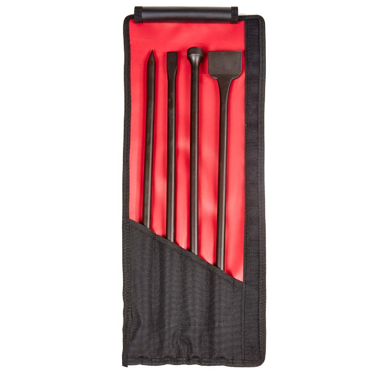 Mayhew Steel 37328 4-Piece Long Mix Air Chisel Set for Automotive Repair, Metalworking & Demolition Projects