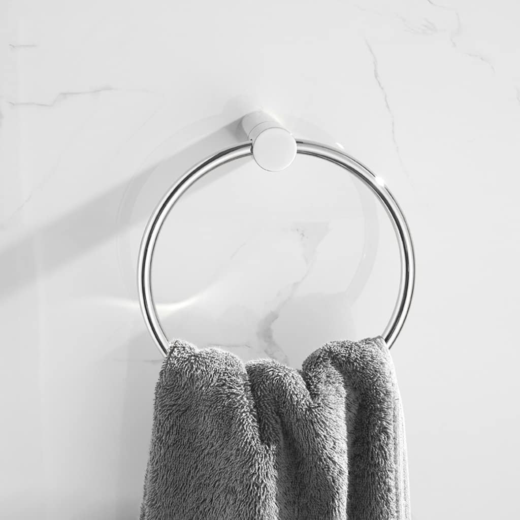 Copper Bathroom Towel Rack Set - Towel Ring & Holder for Modern Bathrooms