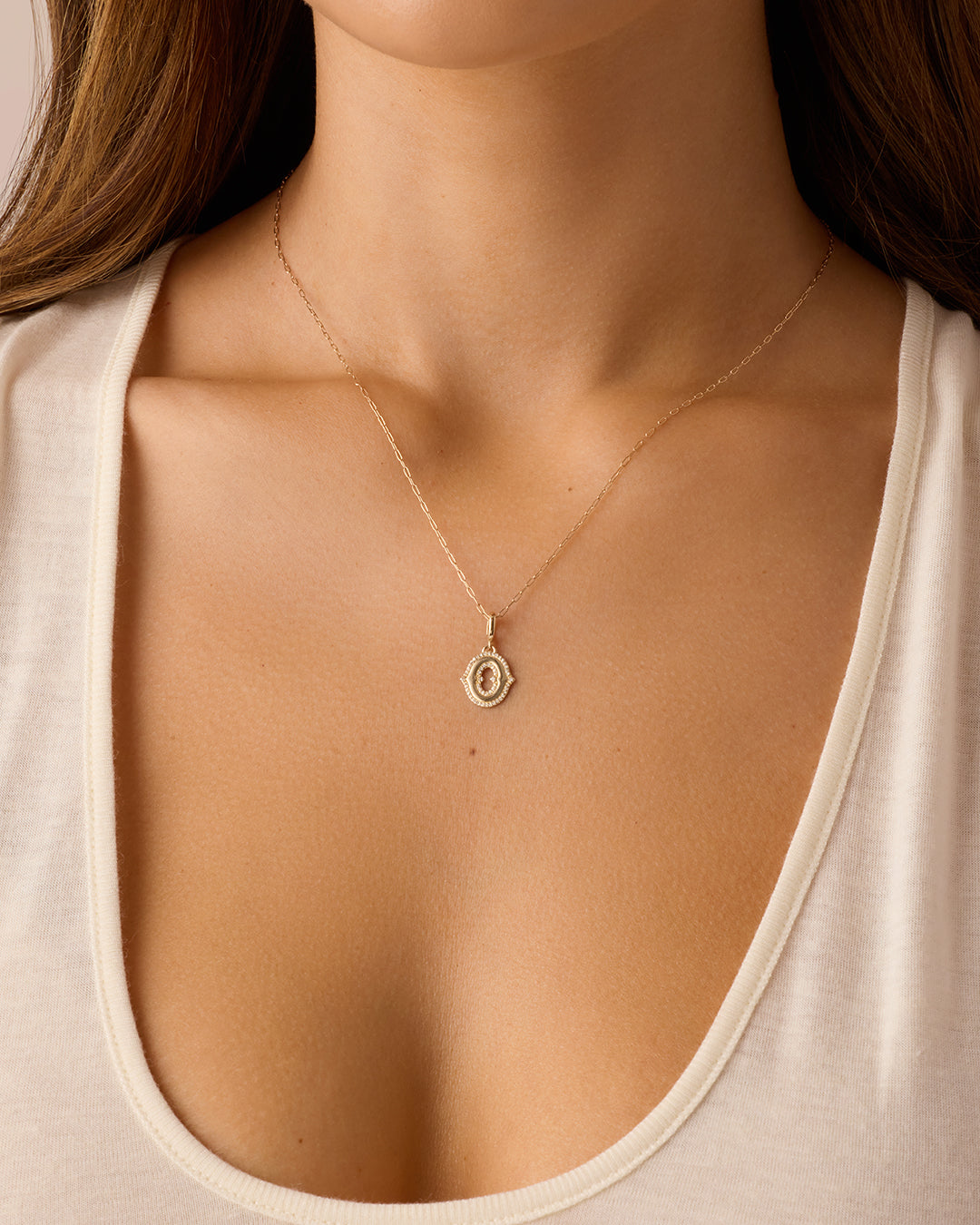 Diamond Era Alphabet Charm Pendant - A-Z Initial Letter Necklace for Women, Personalized Jewelry Gift for Her - Perfect for Birthdays, Anniversaries, and Special Occasions