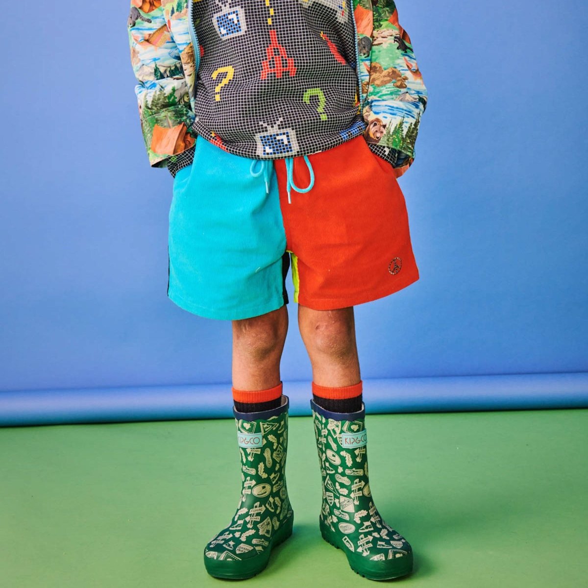 Into The Wild Kids Gumboots - Waterproof Rain Boots for Boys & Girls - Outdoor Play, Puddle Jumping & Garden Adventures