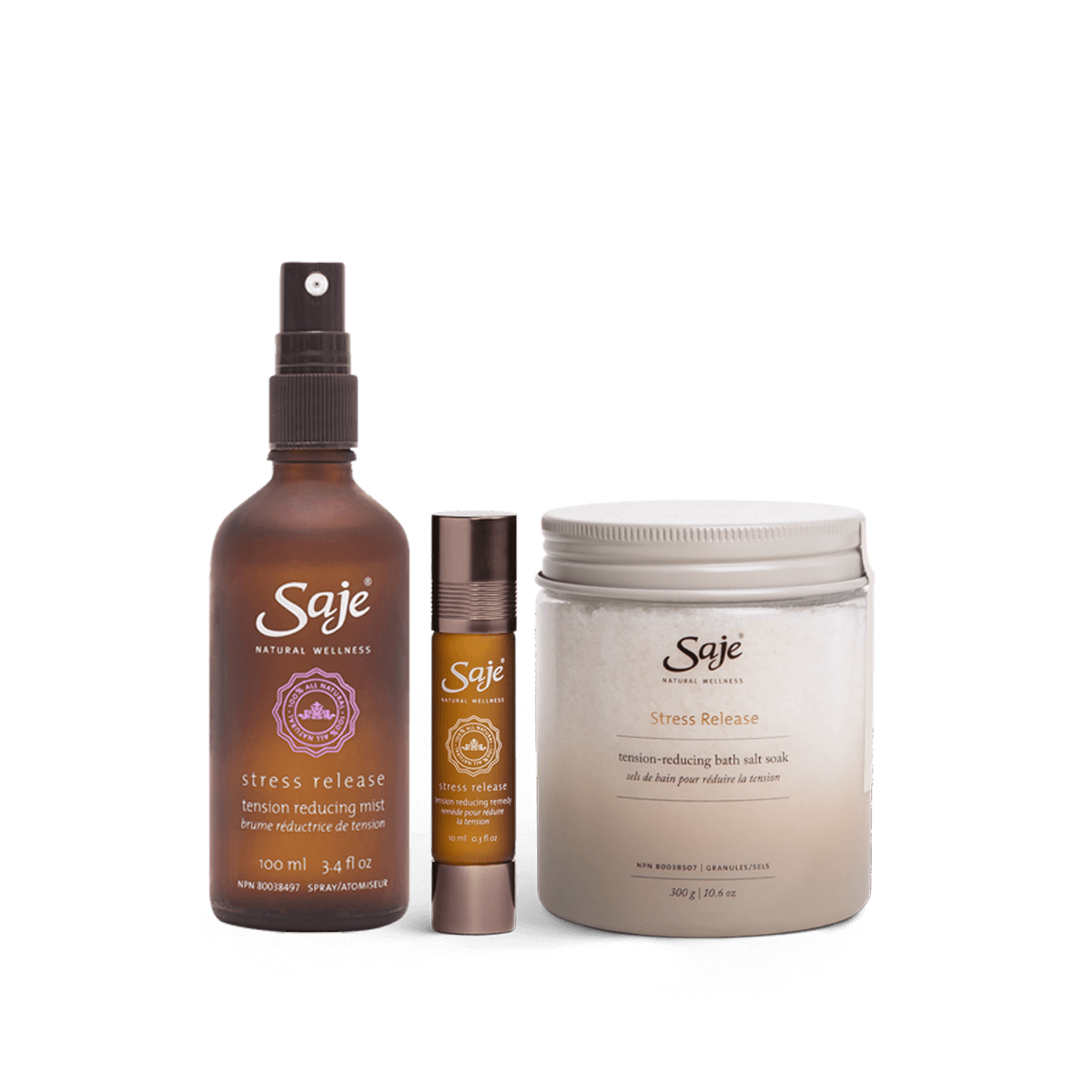 Stress Less Tension Reducing Kit - Natural Relaxation & Anxiety Relief Set for Home, Office & Travel - Perfect for Self-Care & Mindfulness Practice