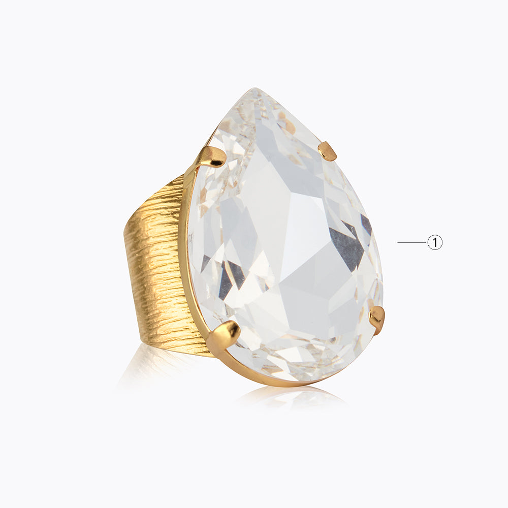 Perfect Drop Ring - Elegant & Customizable in Any Color | Ideal for Weddings, Parties & Everyday Wear
