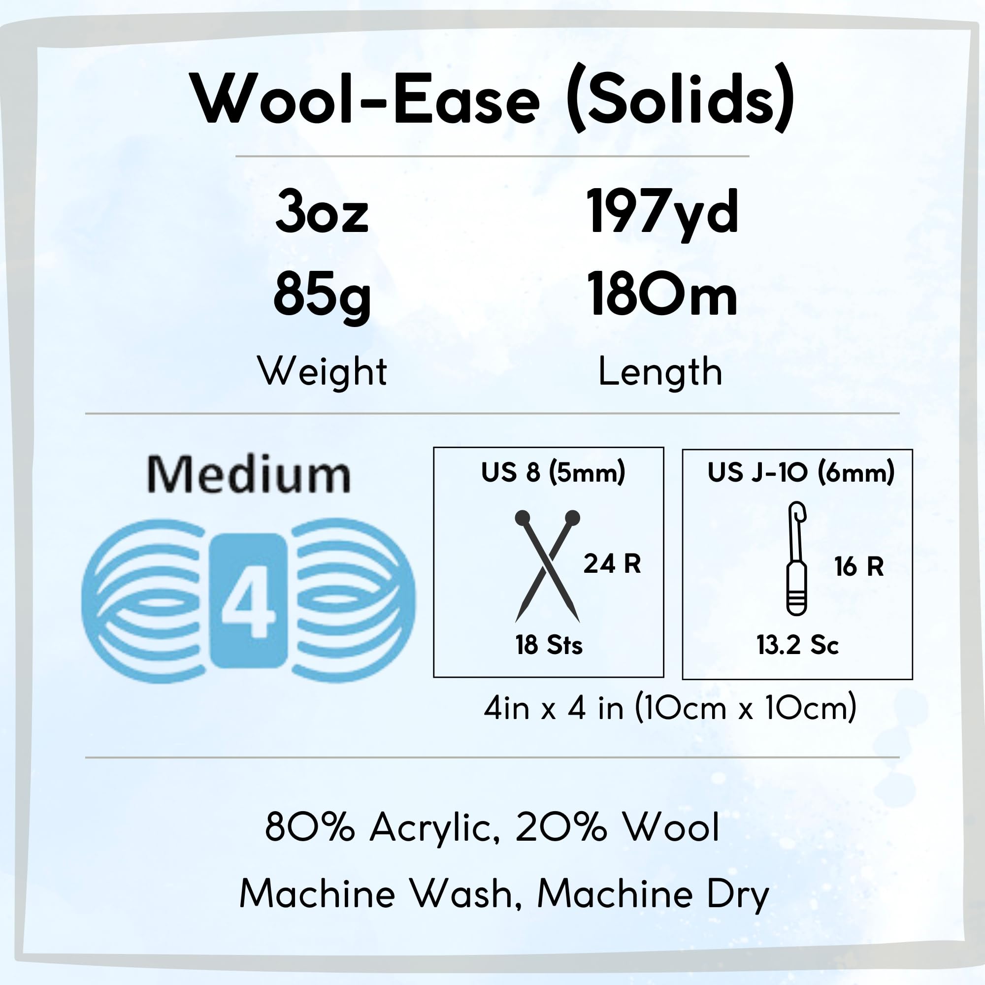 Lion Brand Wool Ease Fisherman Yarn - 10 Skeins Same Dye Lot - Medium #4 Worsted Weight - 80% Acrylic 20% Wool - Perfect for Knitting and Crocheting Projects - Includes Free Project Bag - Great for Scarves, Blankets, and Winter Accessories