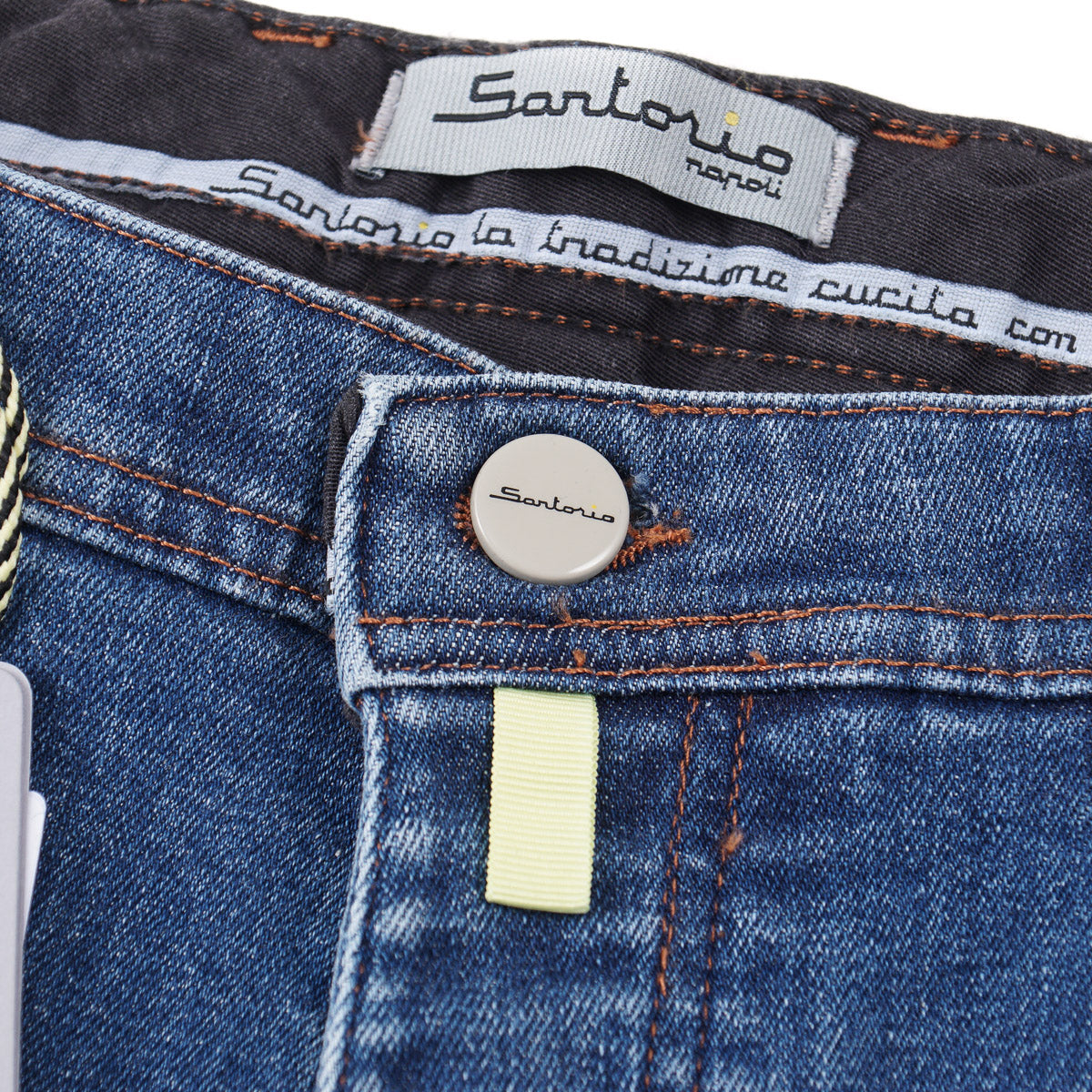 Sartorio Slim Fit Stretch Denim Jeans for Men - Comfortable & Stylish Skinny Jeans for Casual Wear, Work & Night Out