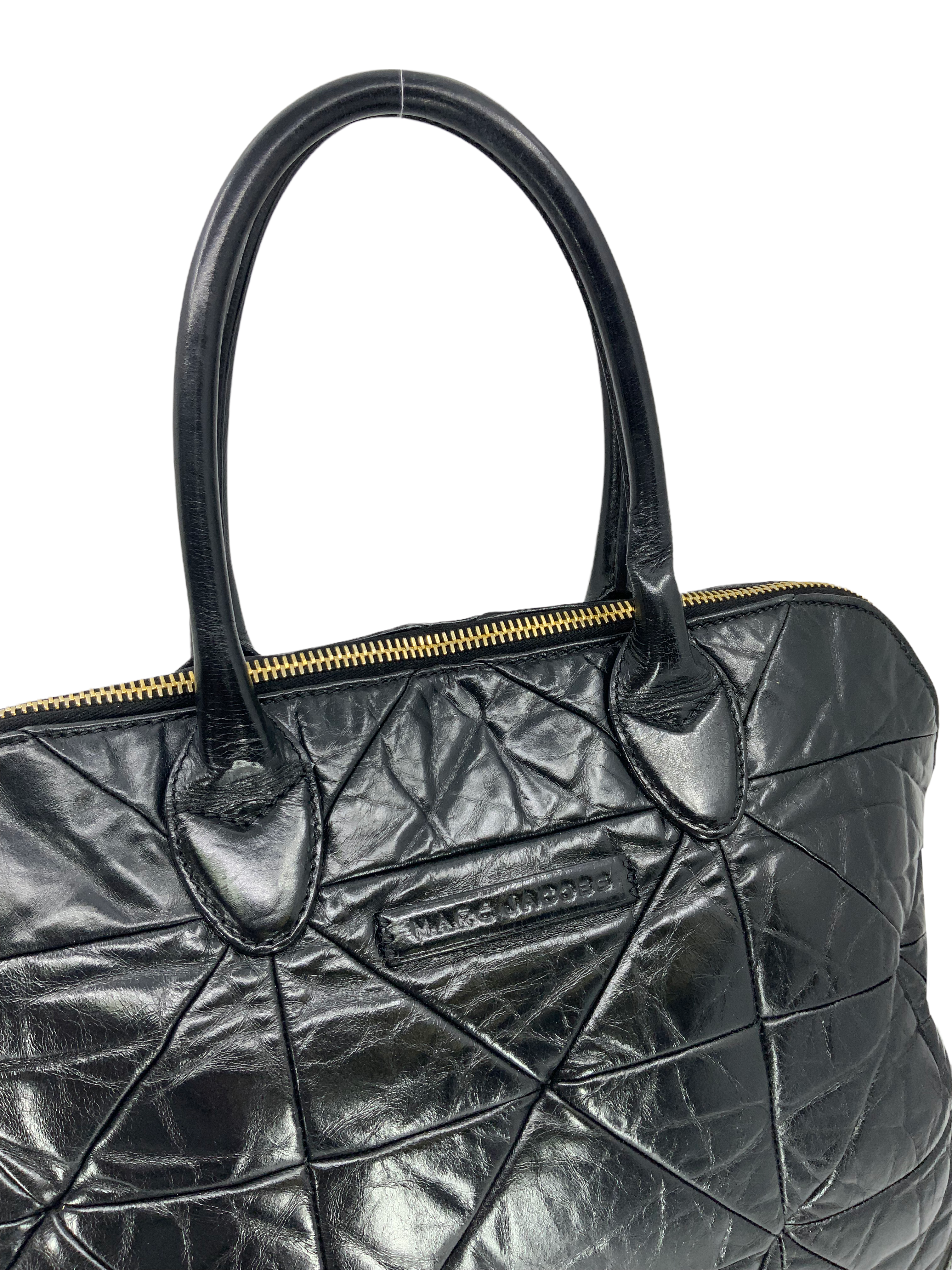 Marc Jacobs Quilted Leather Large Tote Bag for Women - Stylish Designer Handbag with Spacious Interior - Perfect for Work, Travel & Everyday Use