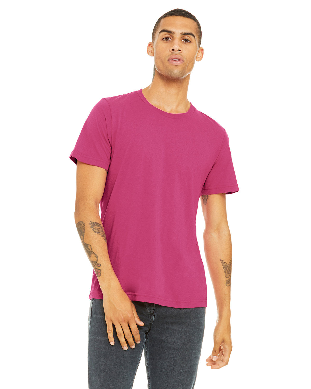Bella + Canvas 3650 Unisex Poly Cotton Short Sleeve T-Shirt - Comfortable Crew Neck Tee for Men & Women - Perfect for Casual Wear, Screen Printing, and Everyday Outfits