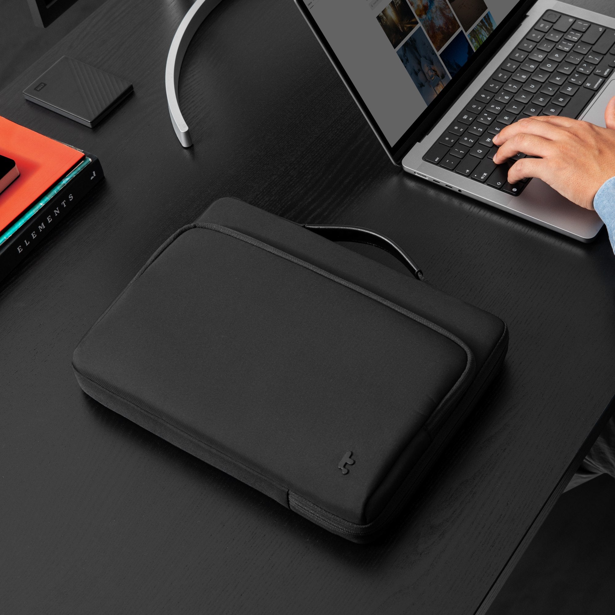 Defender A14 Premium Protective Laptop Briefcase - Waterproof & Shockproof Business Laptop Bag for 15.6 Inch Laptops - Perfect for Office, Travel & Commuting