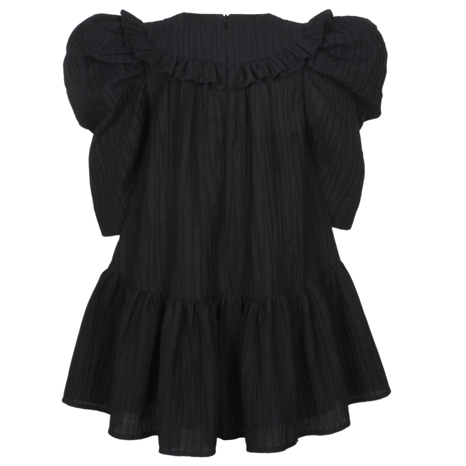 Jessie and James Betsy Black Texture Dress - Elegant Women's Fashion for Parties, Dates & Special Occasions