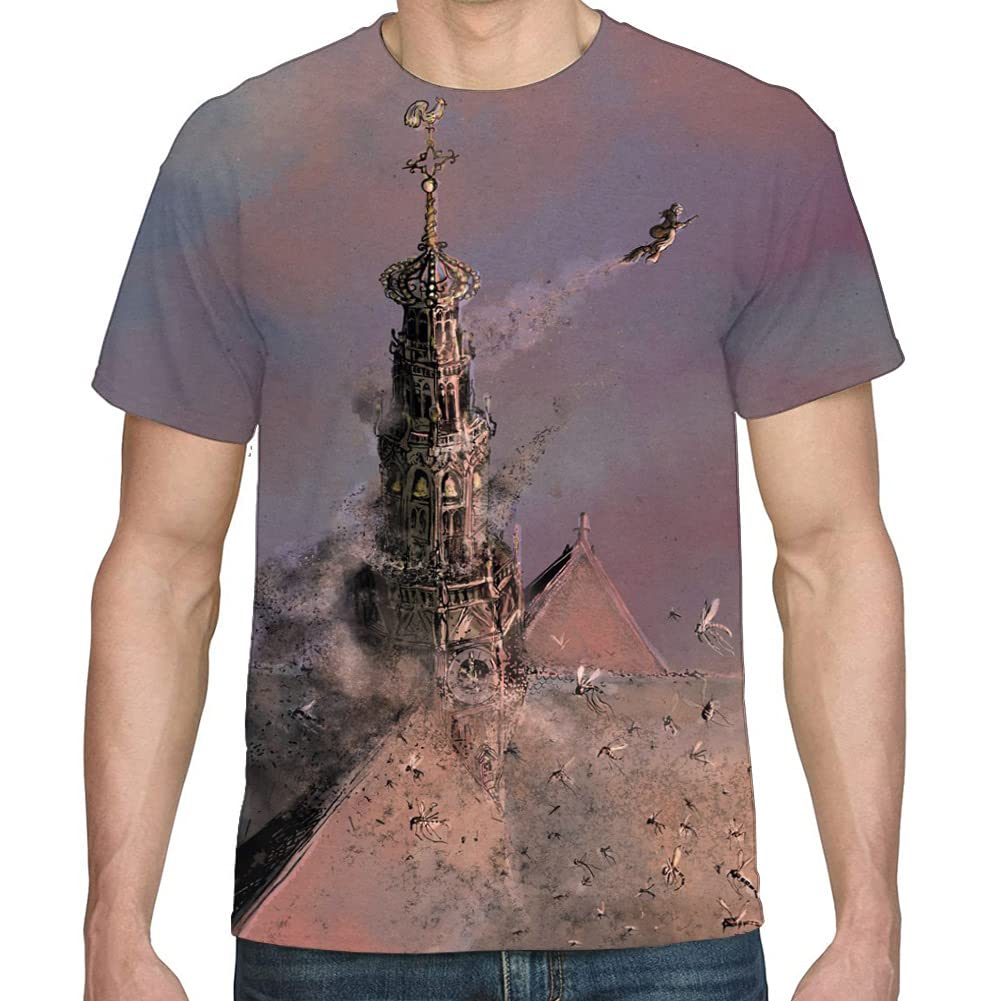 3D Printed Graphic T-Shirt for Men - Cool Casual Short Sleeve Tee (Sizes S-3XL) - Perfect for Streetwear, Gaming, and Everyday Fashion