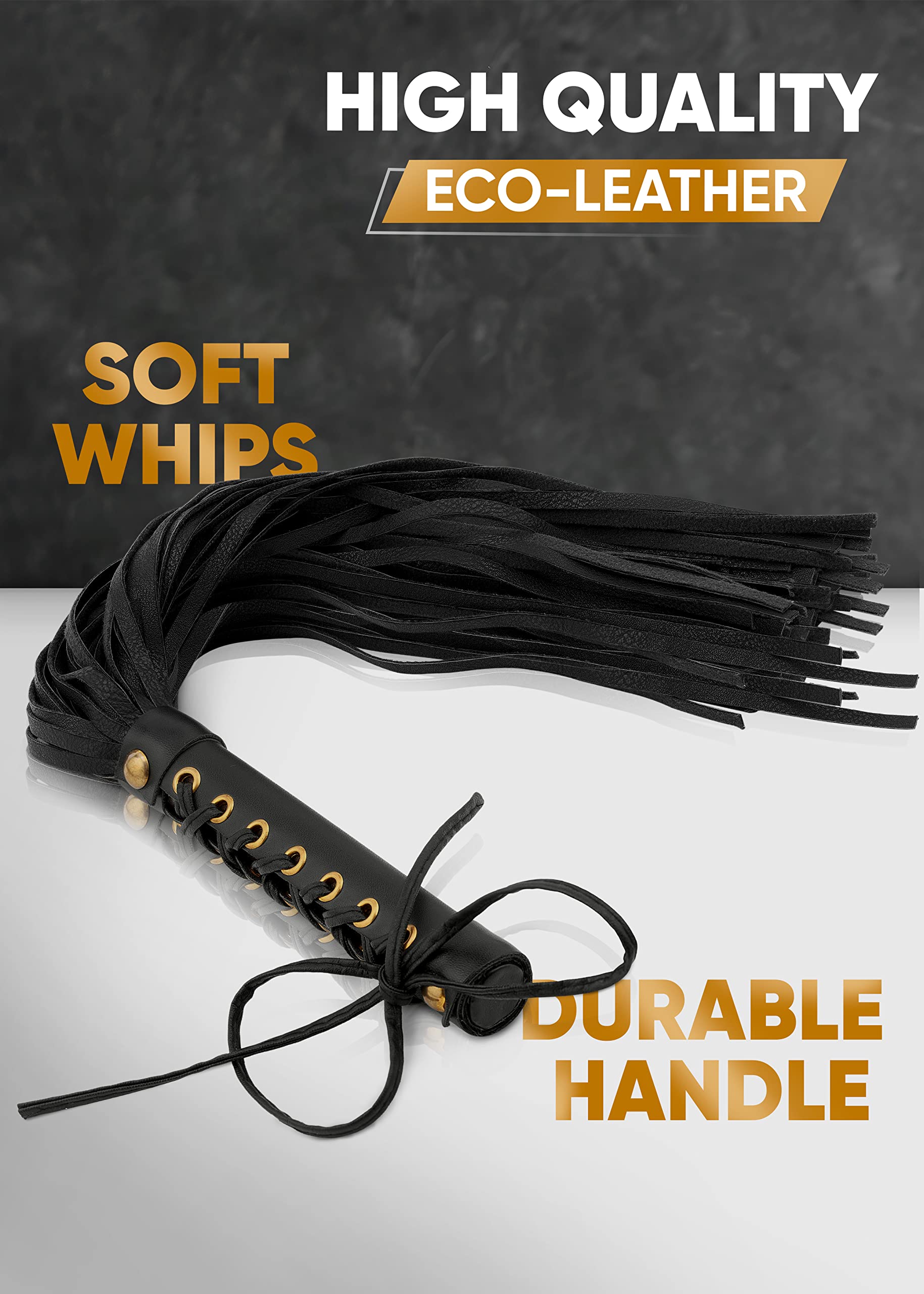 Premium RIDIN Whip - Sensual Adult Crop Flogger for BDSM Play, SM Paddles & Fetish Toys - Perfect for Couples Bondage, Spanking & Sensual Exploration - Bedroom Accessories for Enhanced Intimacy & Role Play Scenes