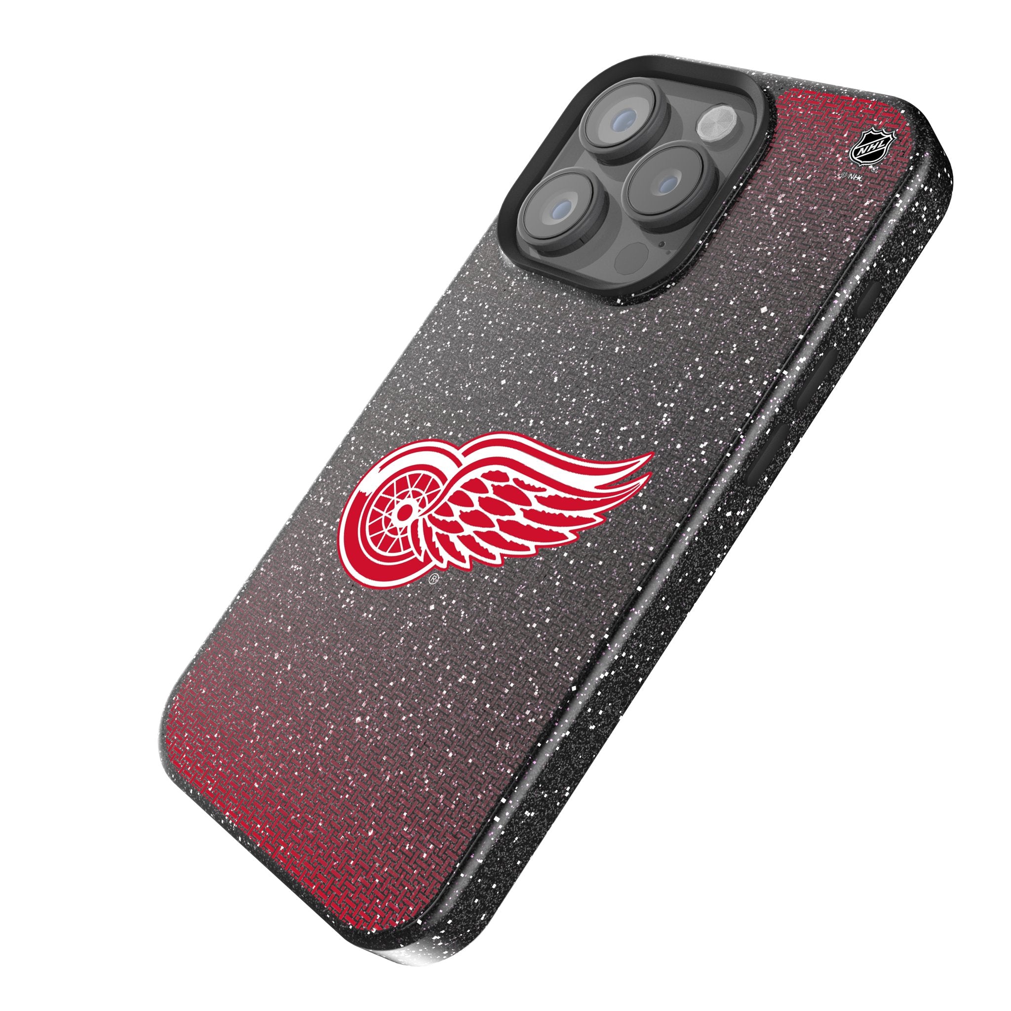 Detroit Red Wings Rhinestone Bling Phone Case for Apple iPhone 14/13/12/11 Pro Max - Stylish & Protective Hockey Fan Accessory for Daily Use & Game Days