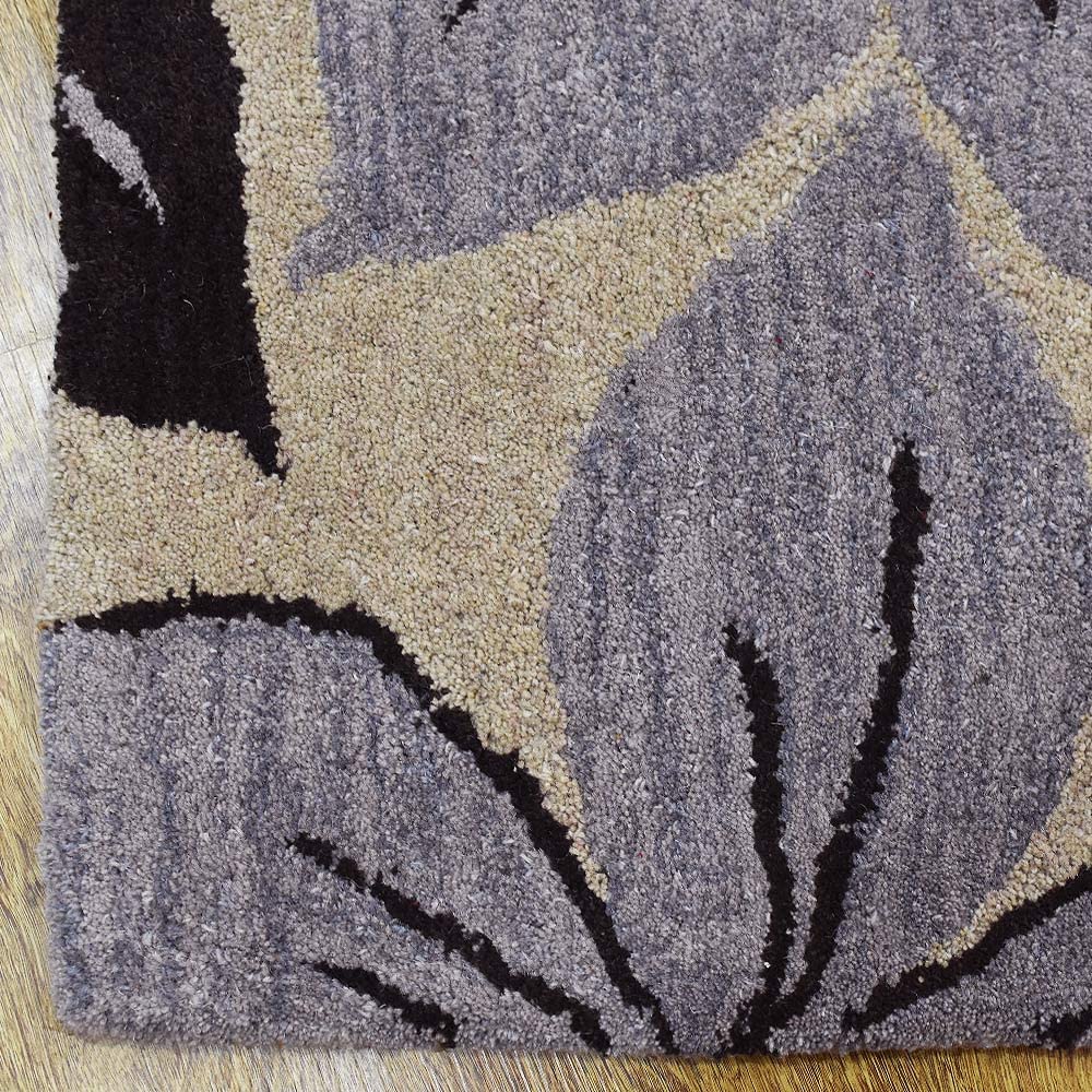Hand Tufted Wool Eco-Friendly Runner Rug 2'6